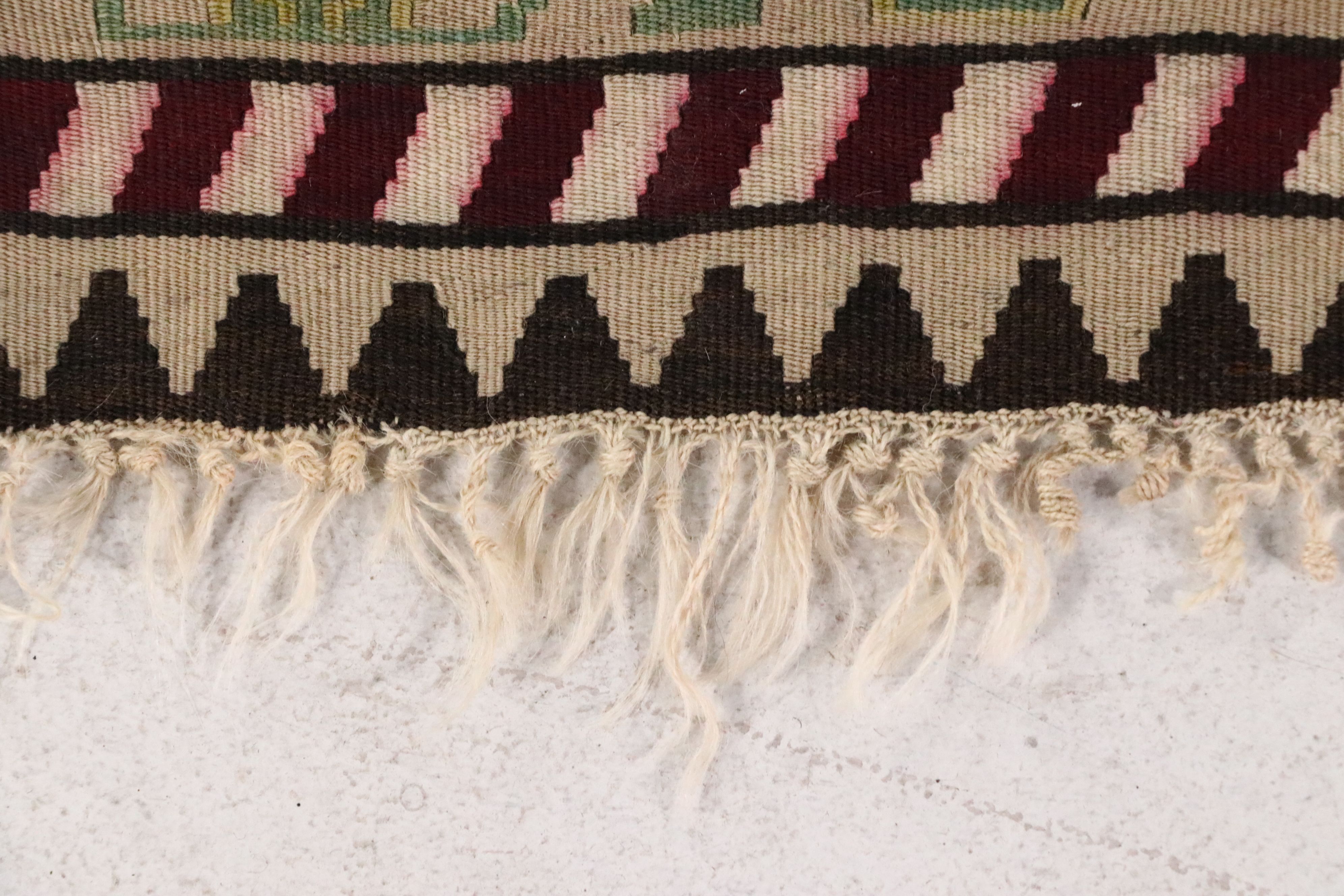 8'10 x 9'11 Handwoven Turkish Kilim Area Rug