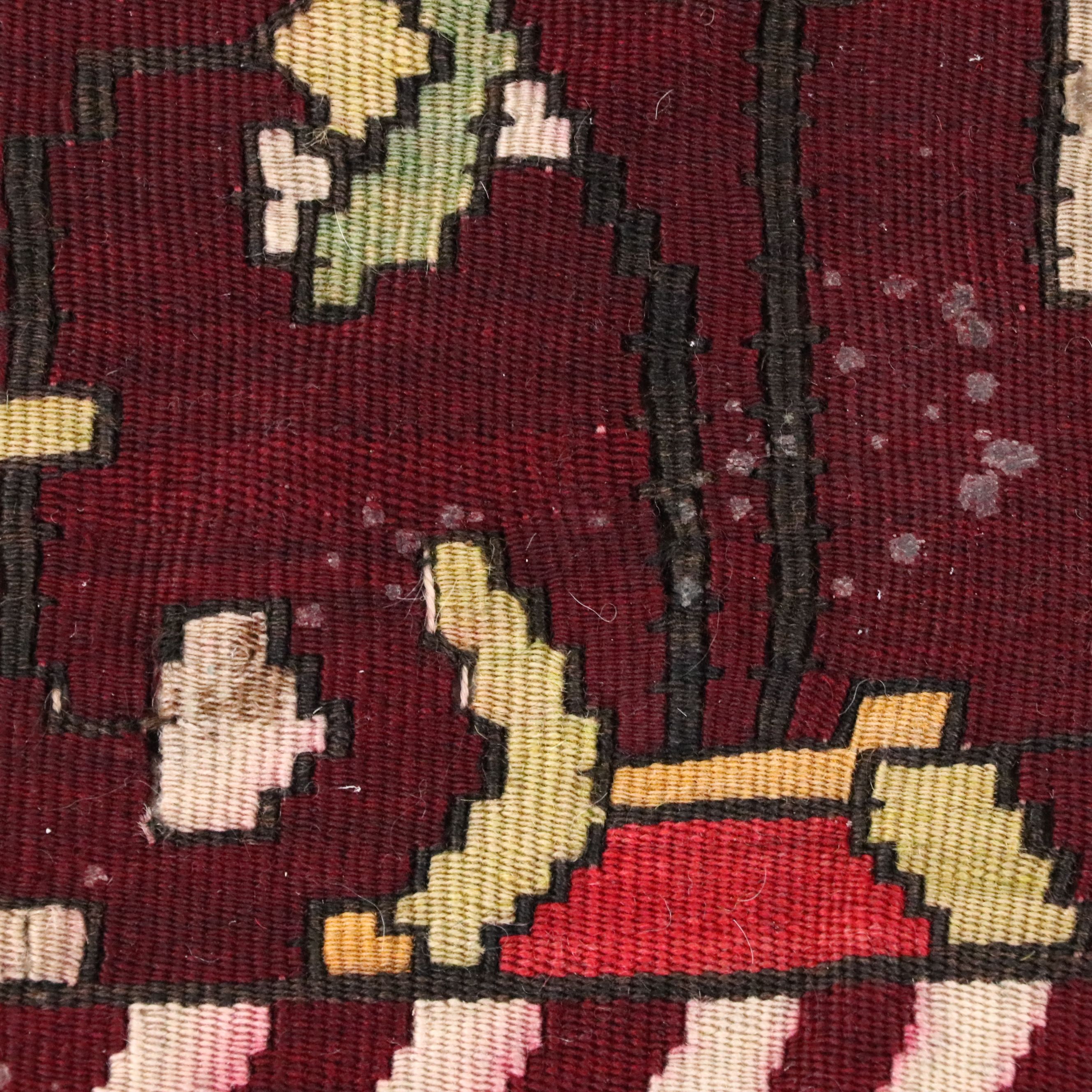 8'10 x 9'11 Handwoven Turkish Kilim Area Rug