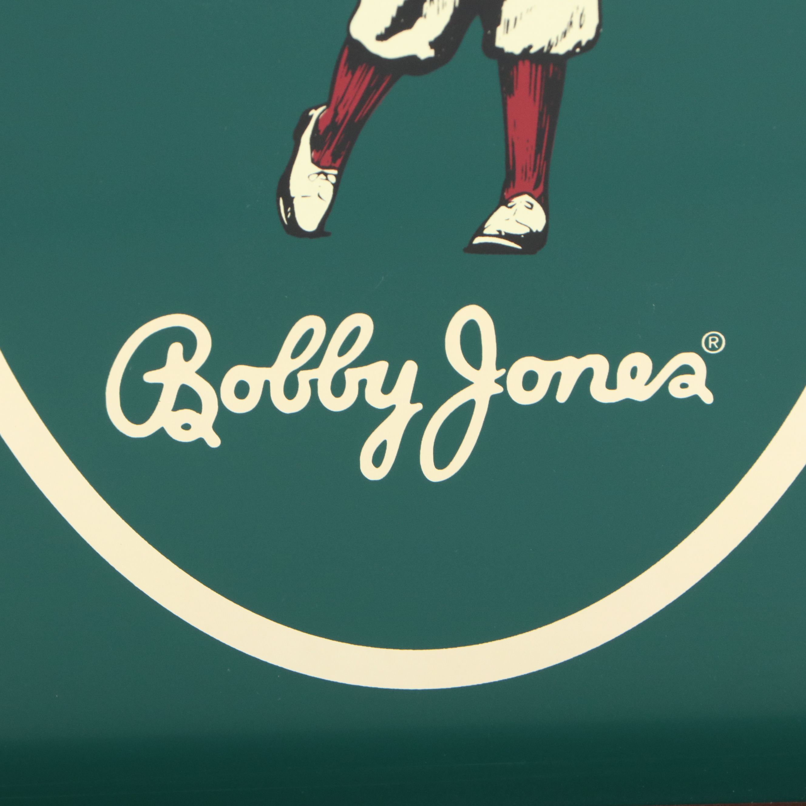 Bobby Jones Double-Sided Portrait, Spalding Autograph Hickory Stick Golf Clubs