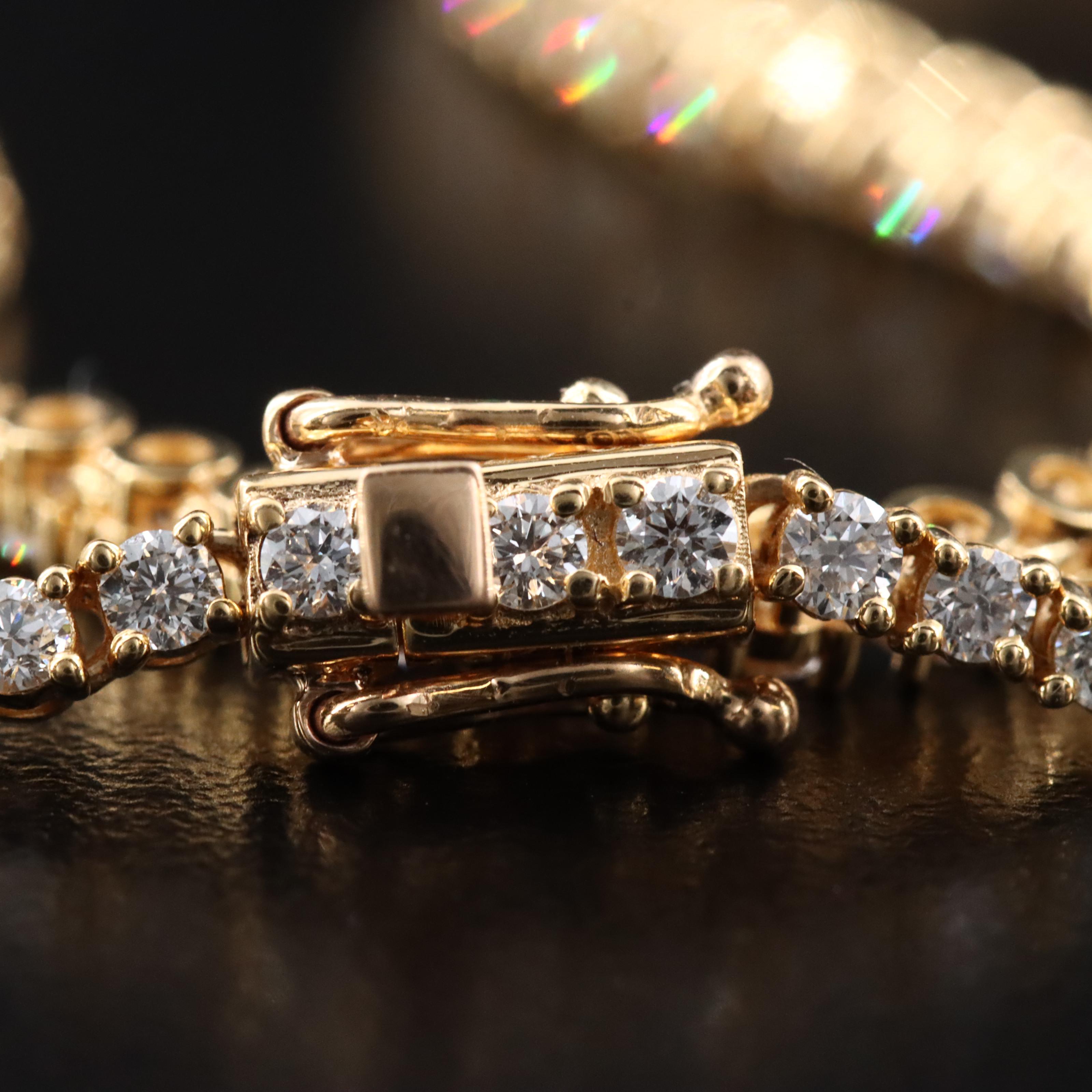 18K 10.27 CTW Diamond Riviera Necklace