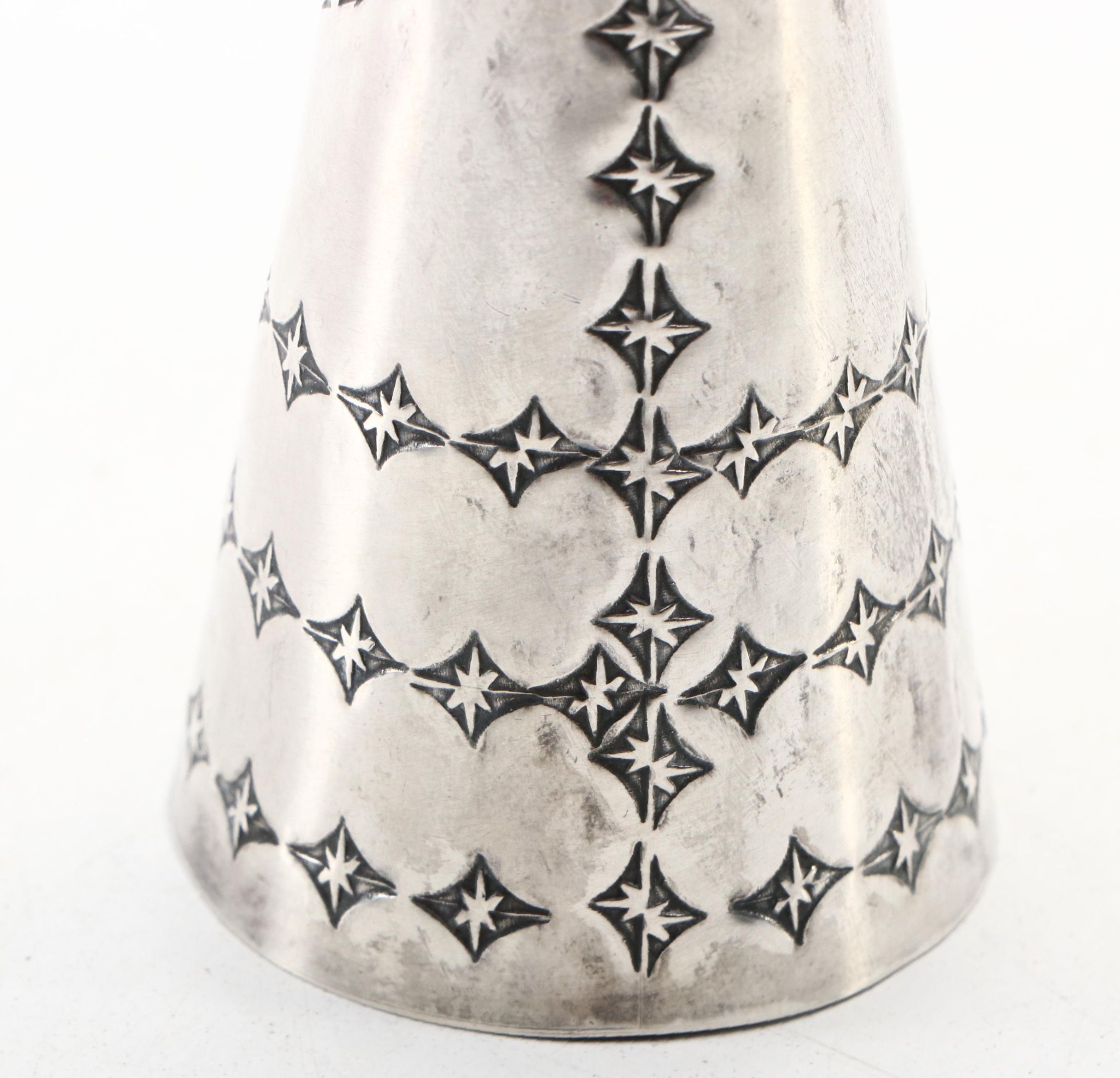 P. J. Begay Navajo Sterling Silver Angel Bell