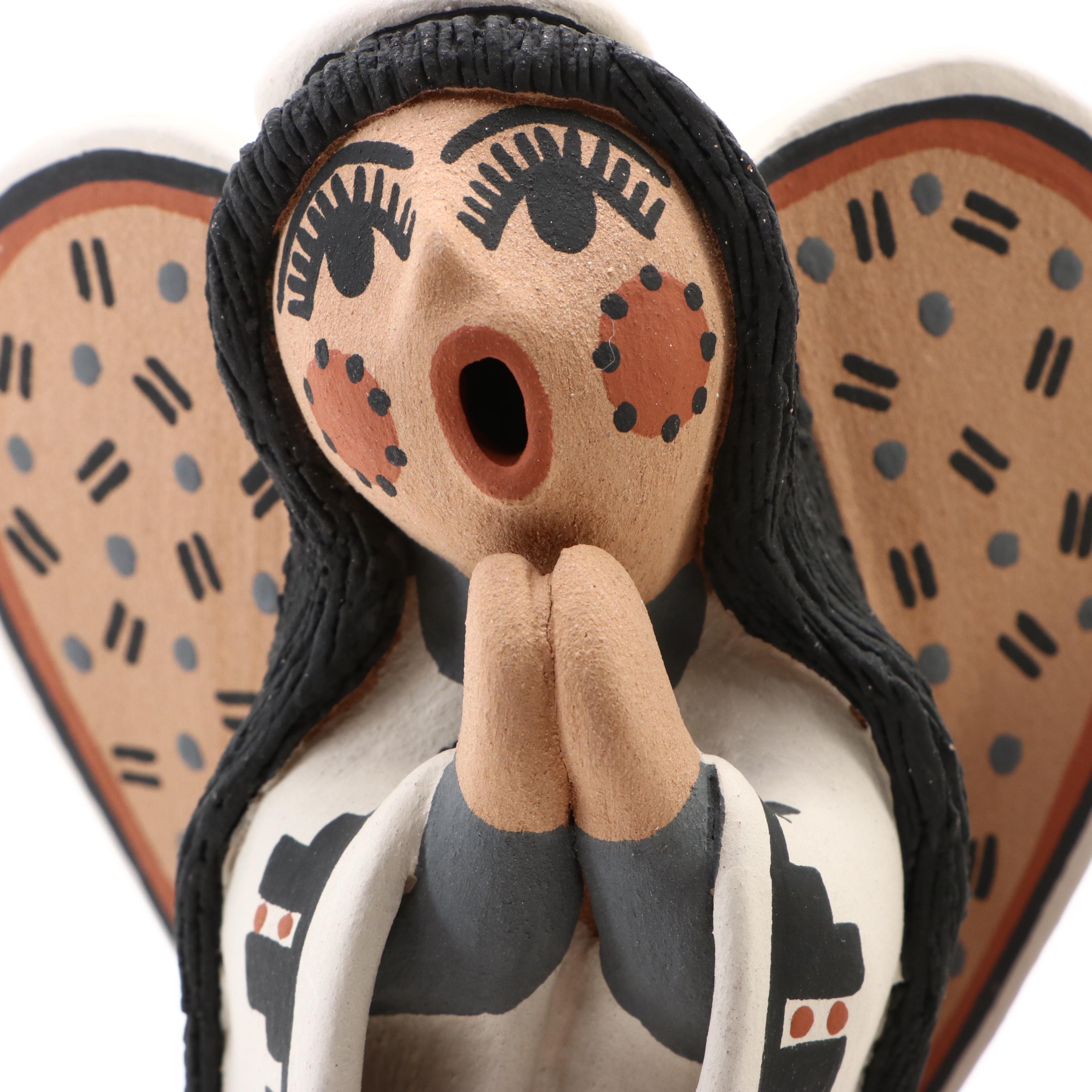 Bonnie and Cindy Fragua Jemez Pueblo Ceramic Figurines