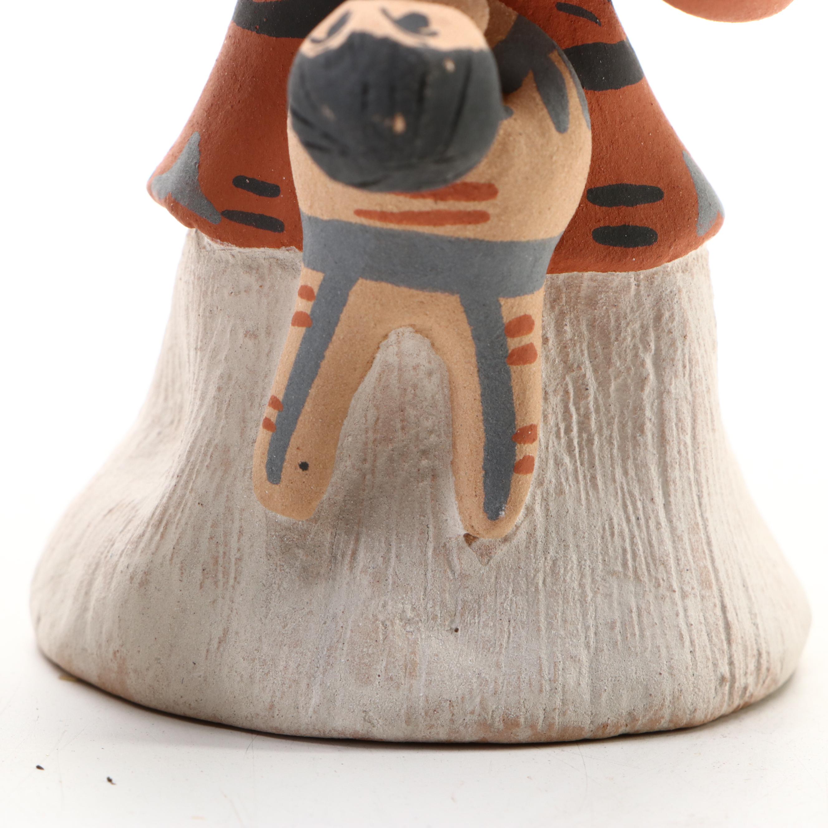 Bonnie and Cindy Fragua Jemez Pueblo Ceramic Figurines