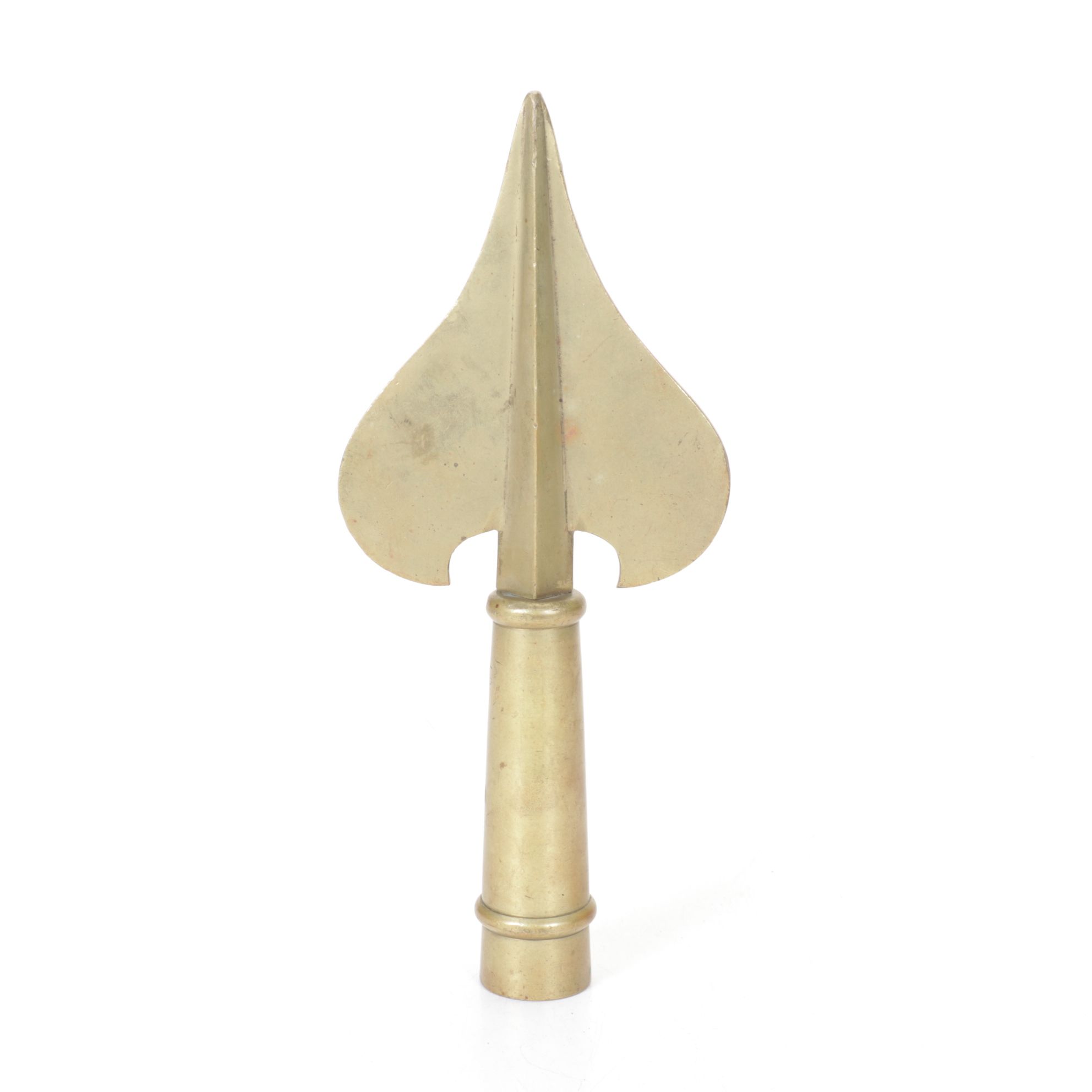 Civil War Style Brass Flag Pole Finial