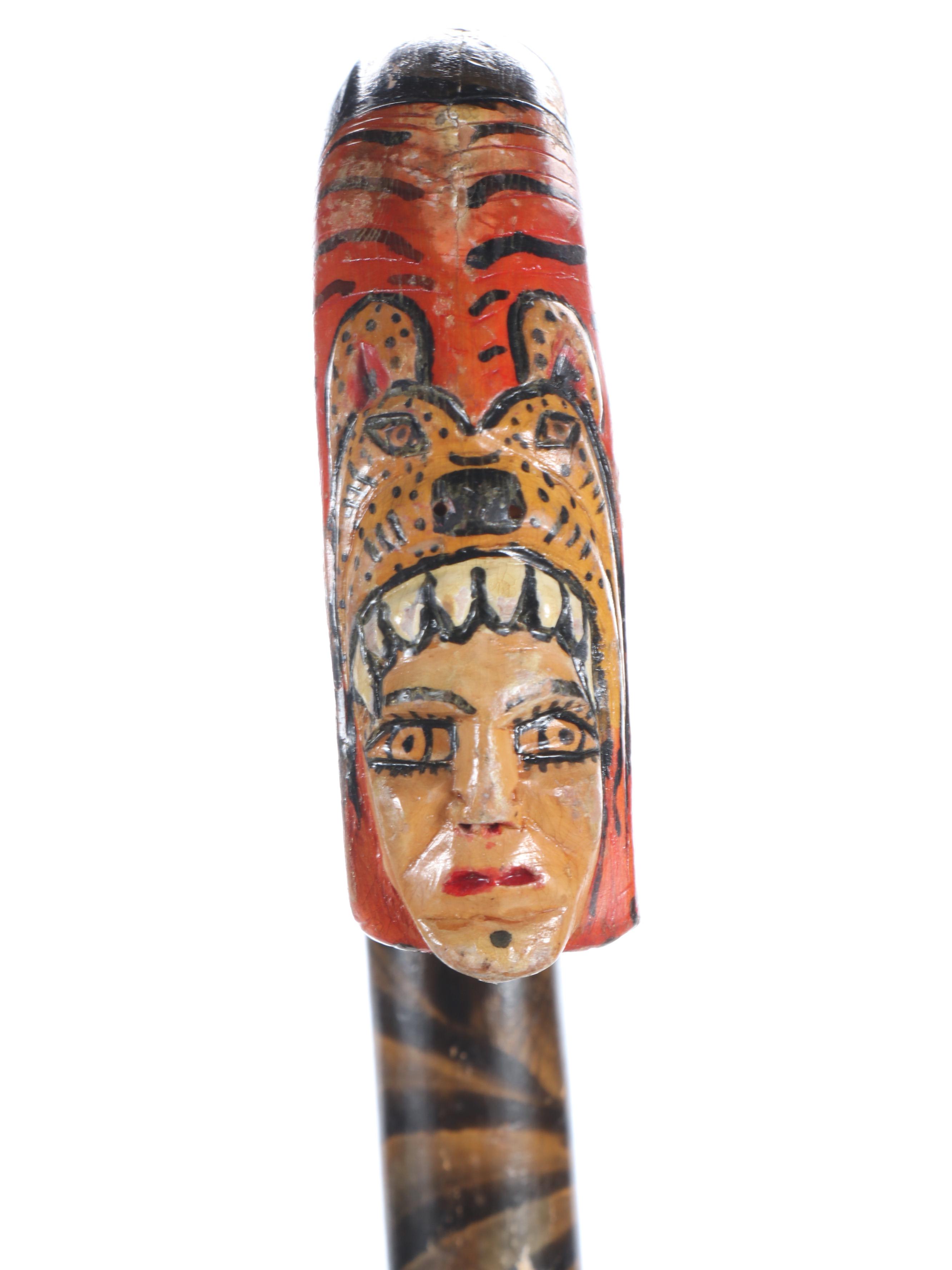 Hurtado Spanish Carved Wood and Other Wooden Walking Sticks