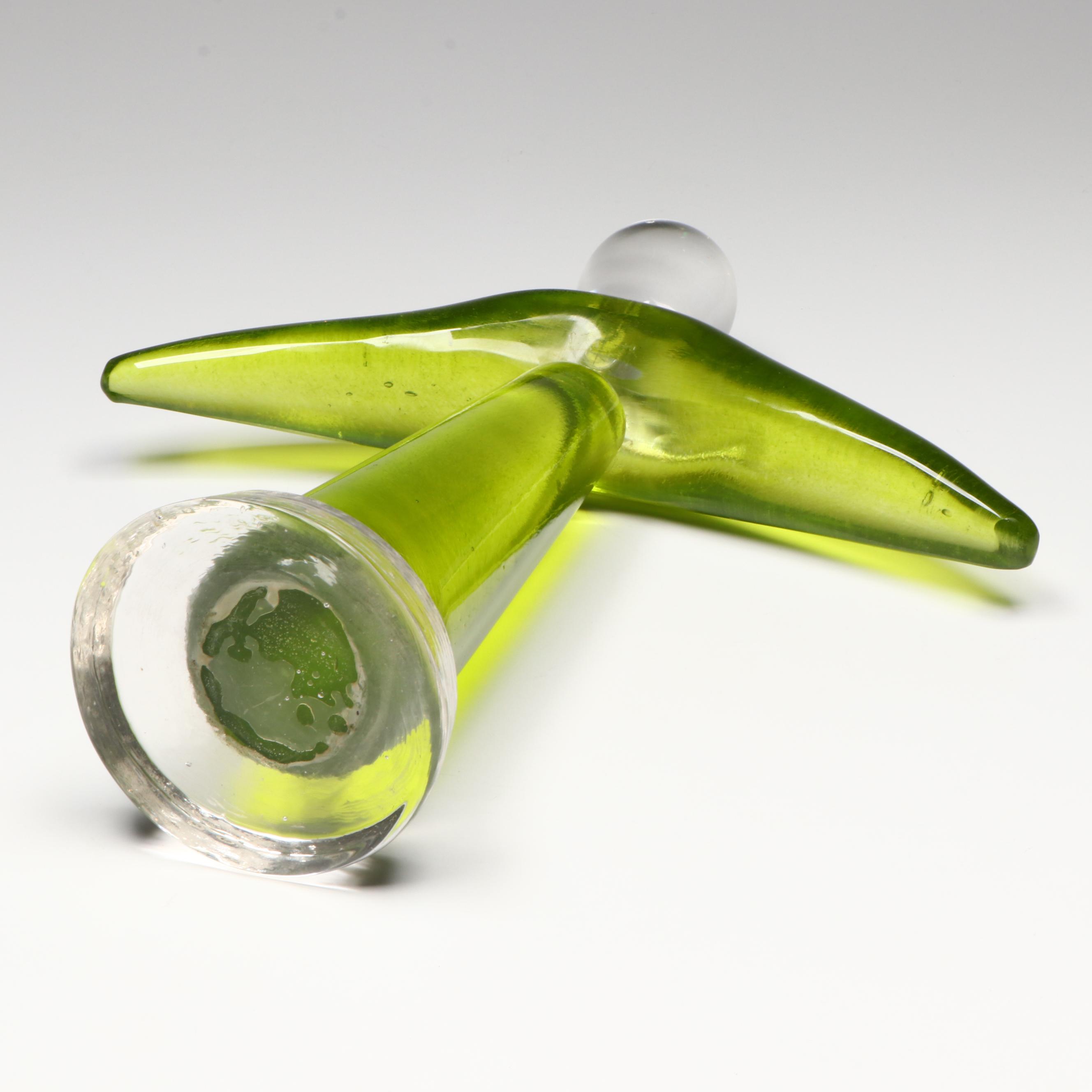 Maurice Alvarado Abstract Art Glass Sculpture