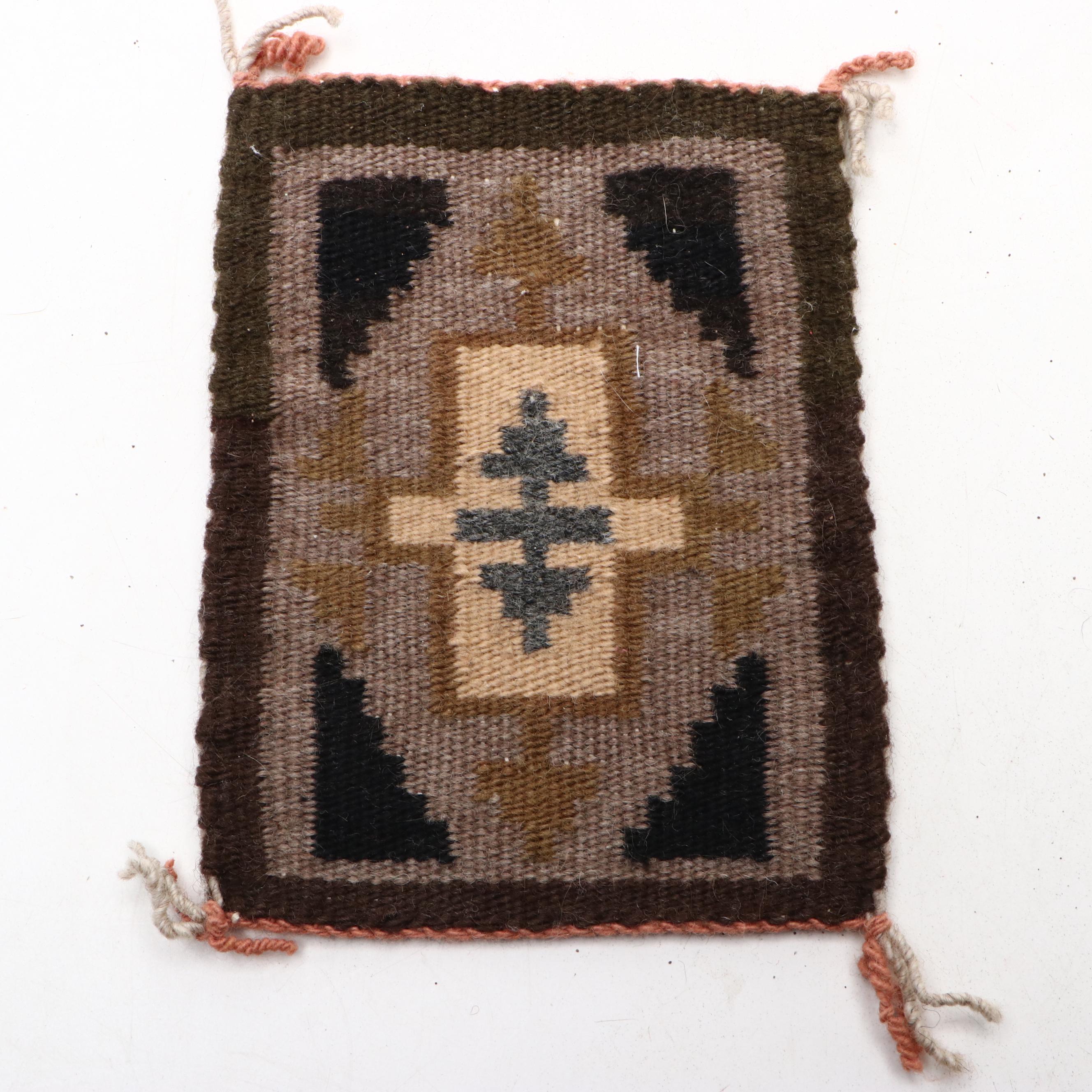 Navajo Handwoven Miniature Wool Rugs