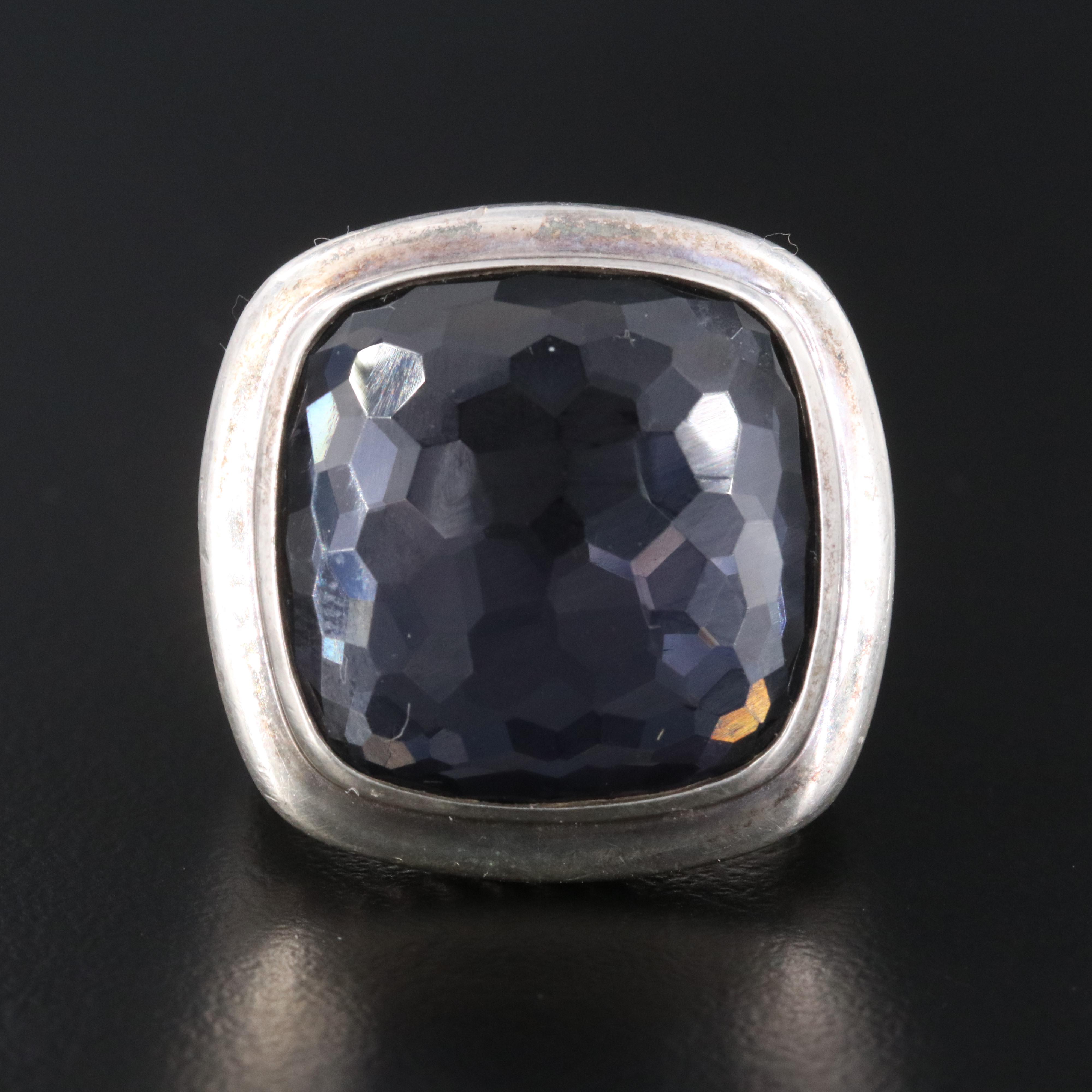 David Yurman Albion Sterling Black Orchid Ring