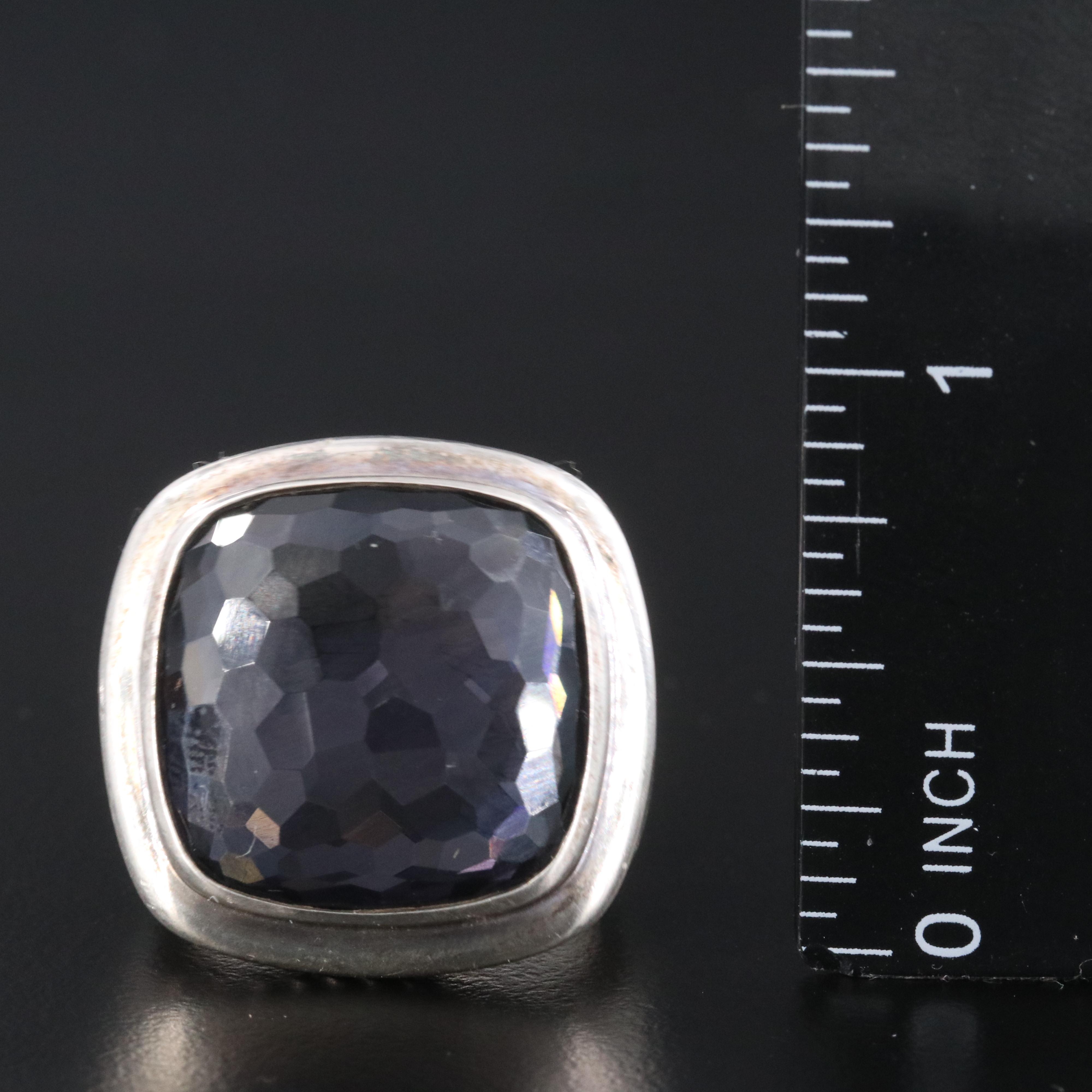 David Yurman Albion Sterling Black Orchid Ring