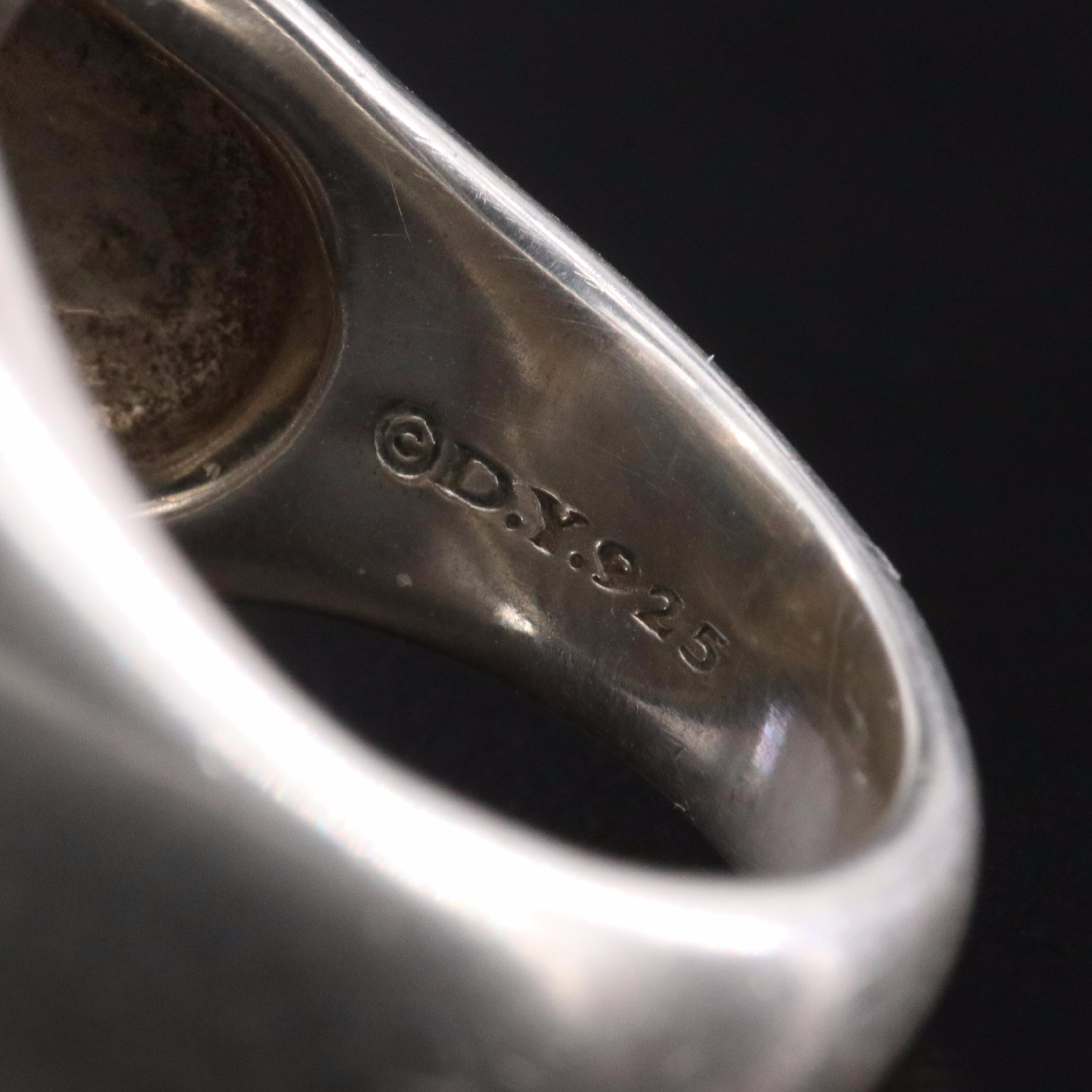 David Yurman Albion Sterling Black Orchid Ring