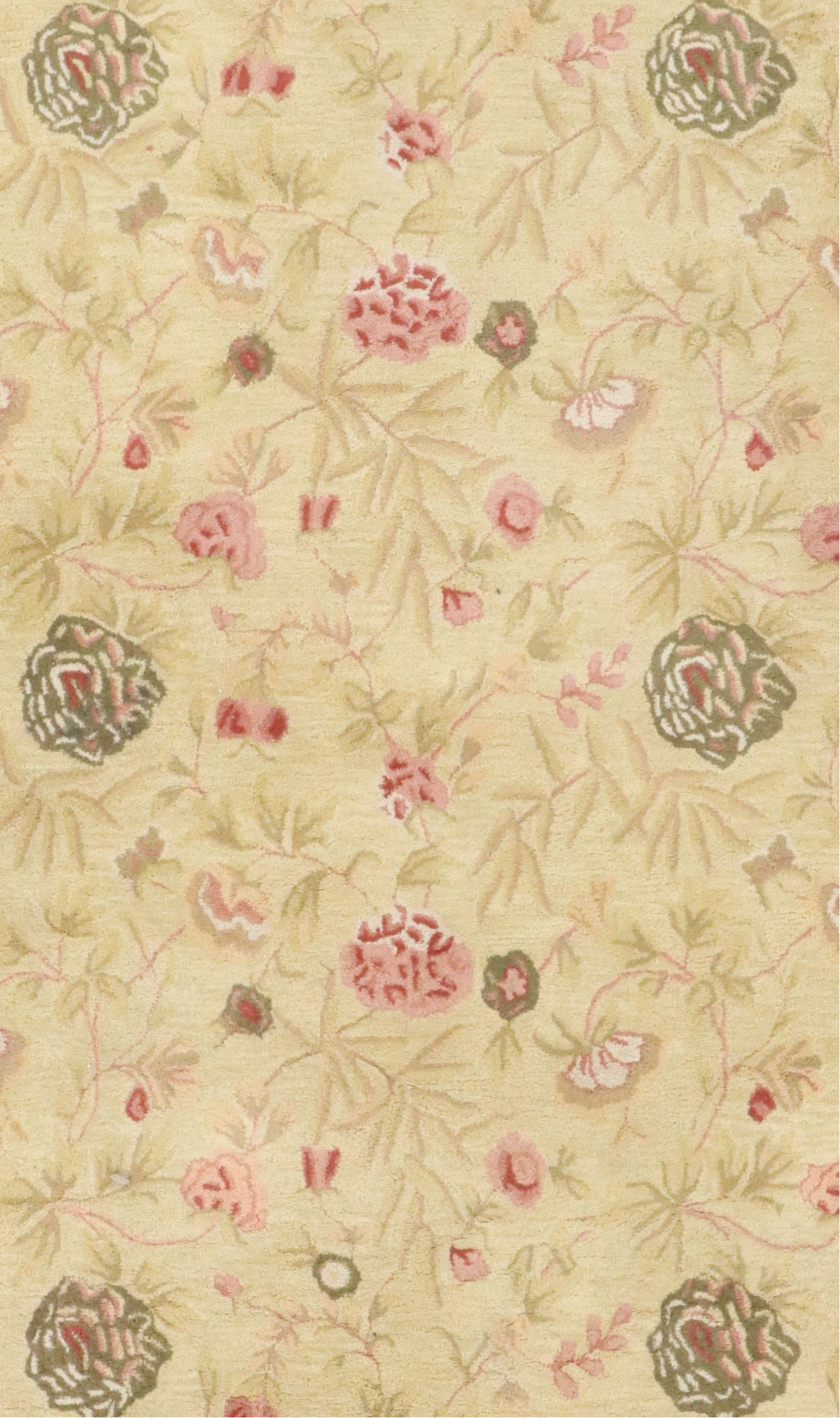 4'11 x 7'10 Hand-Tufted Floral Area Rug