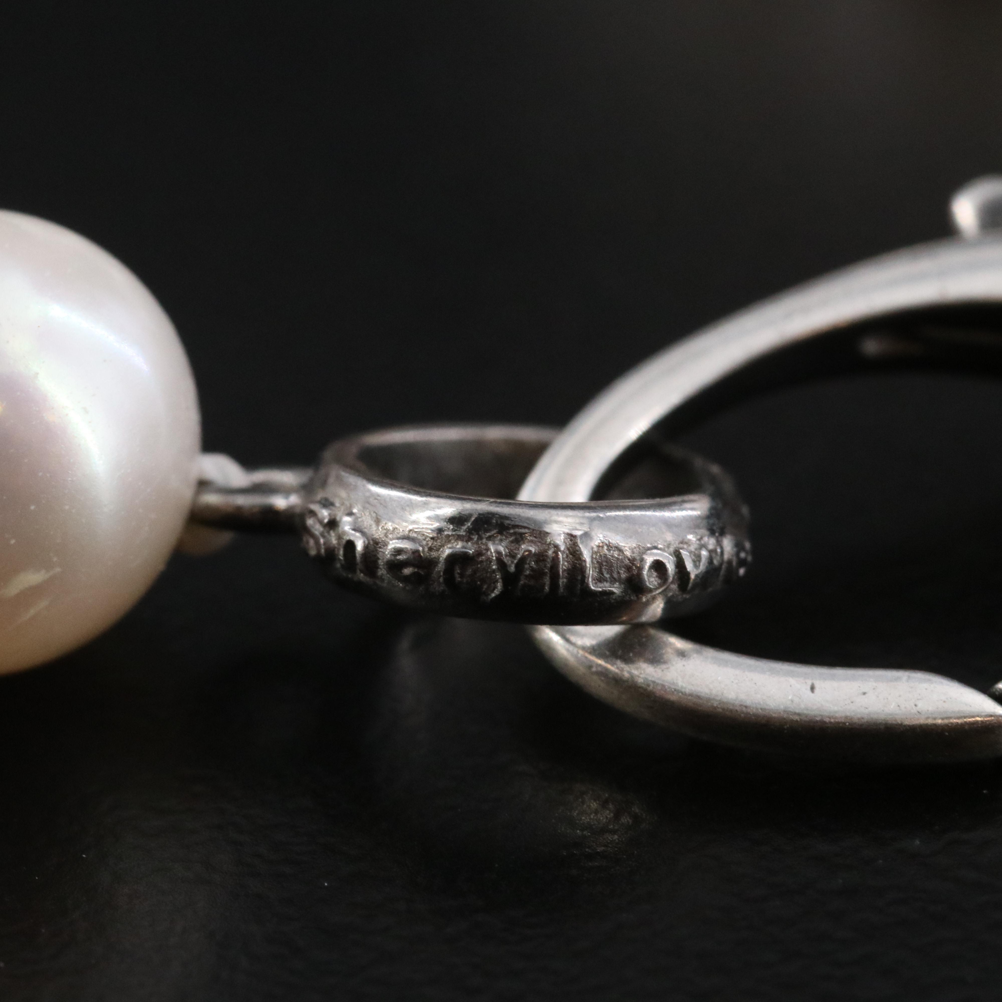 Sheryl Lowe Cultured Pearl Necklace with Sterling Clasp