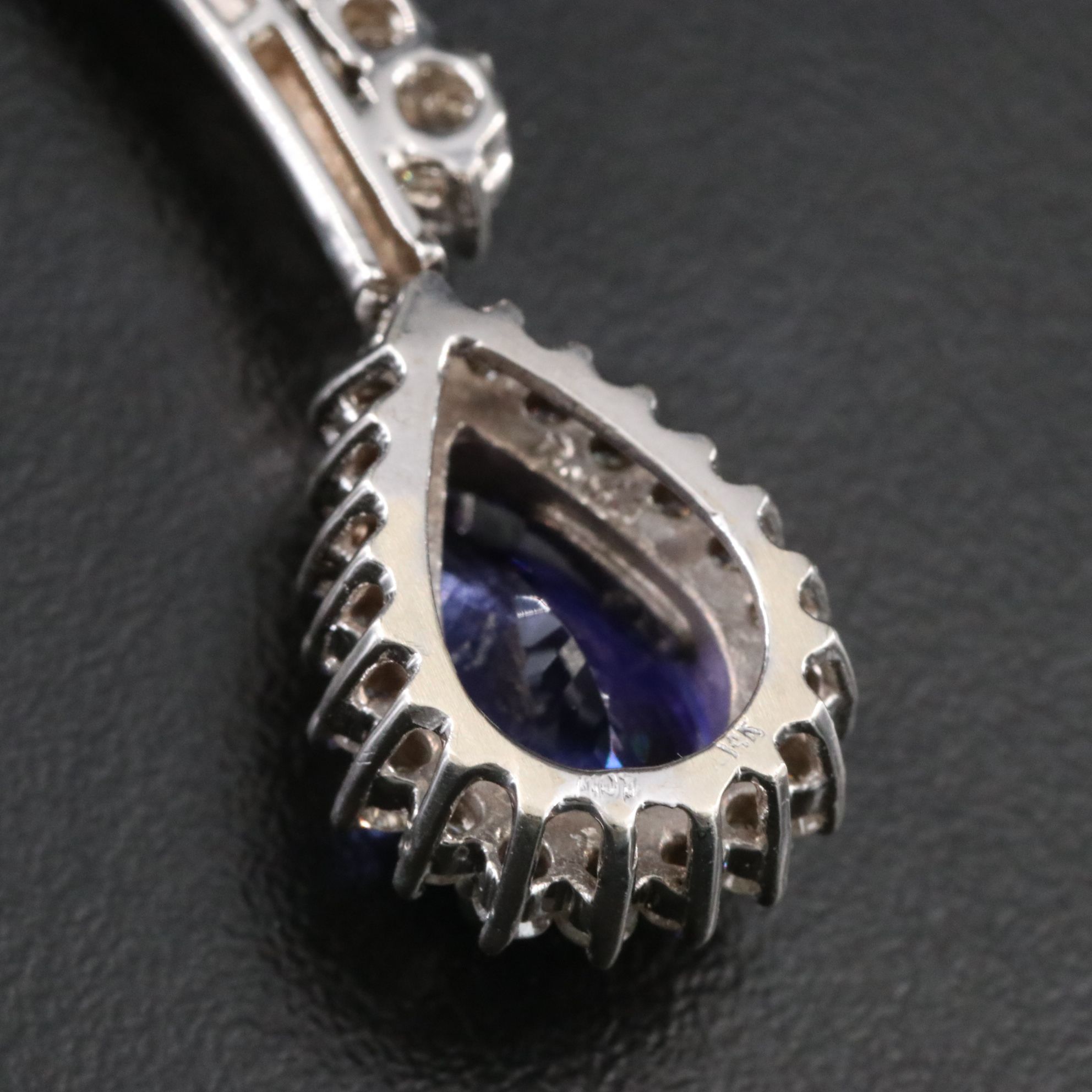14K 3.50 CT Tanzanite and 1.10 CTW Diamond Segmented Necklace