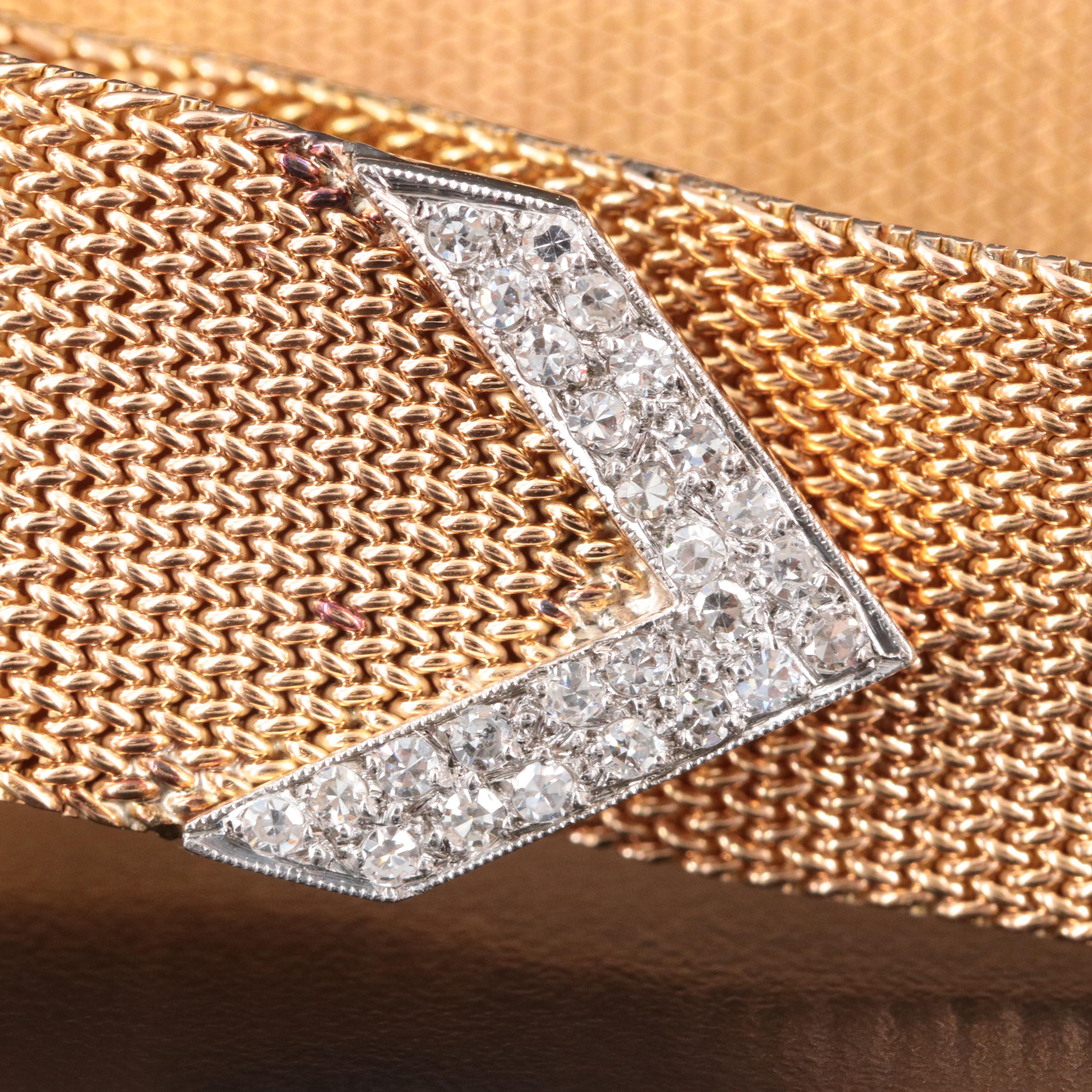 18K 1.98 CTW Diamond Buckle Bracelet