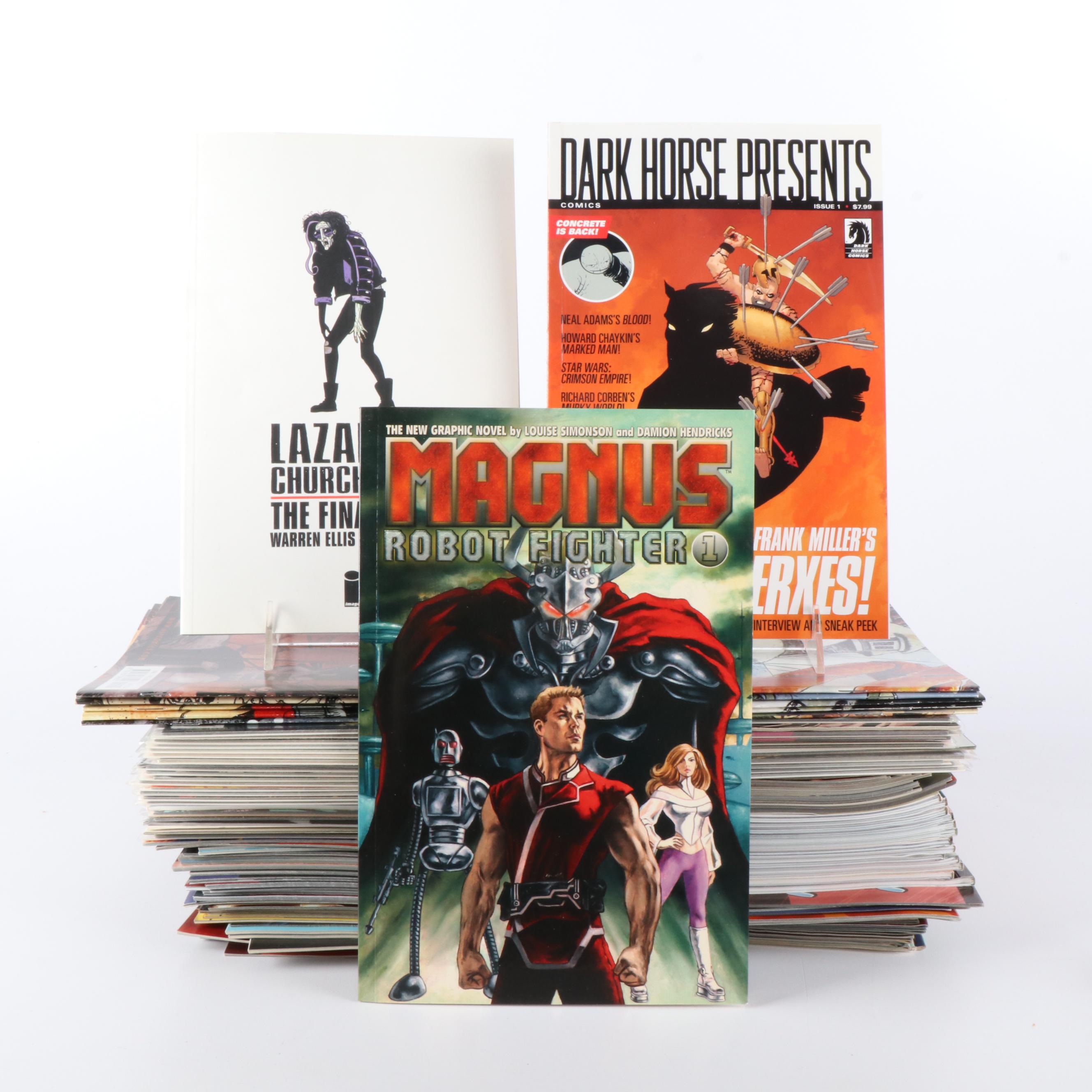 150+ Modern Age Comics with "Ninjak" and "Magnus, Robot Fighter"