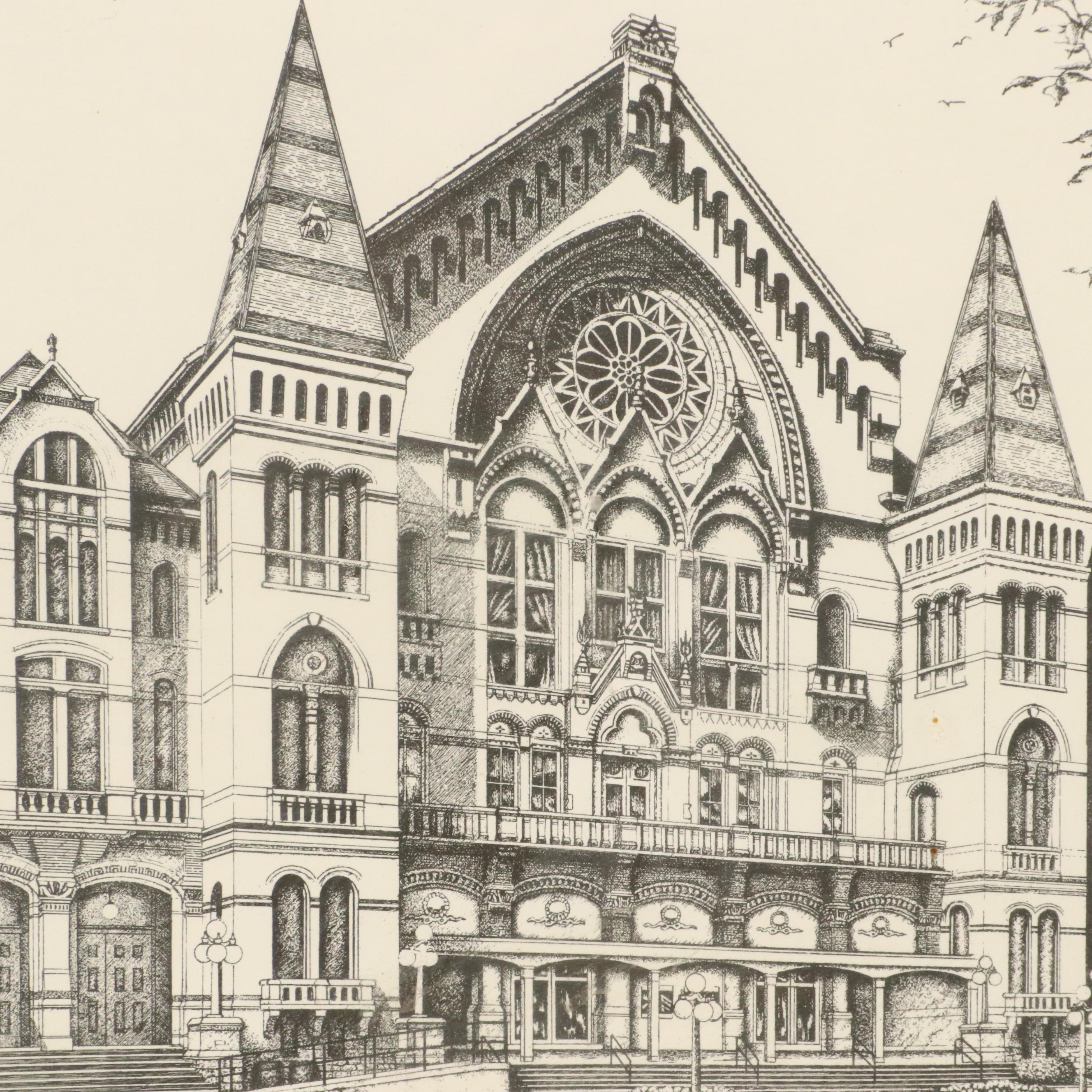 Cincinnati Music Hall Prints