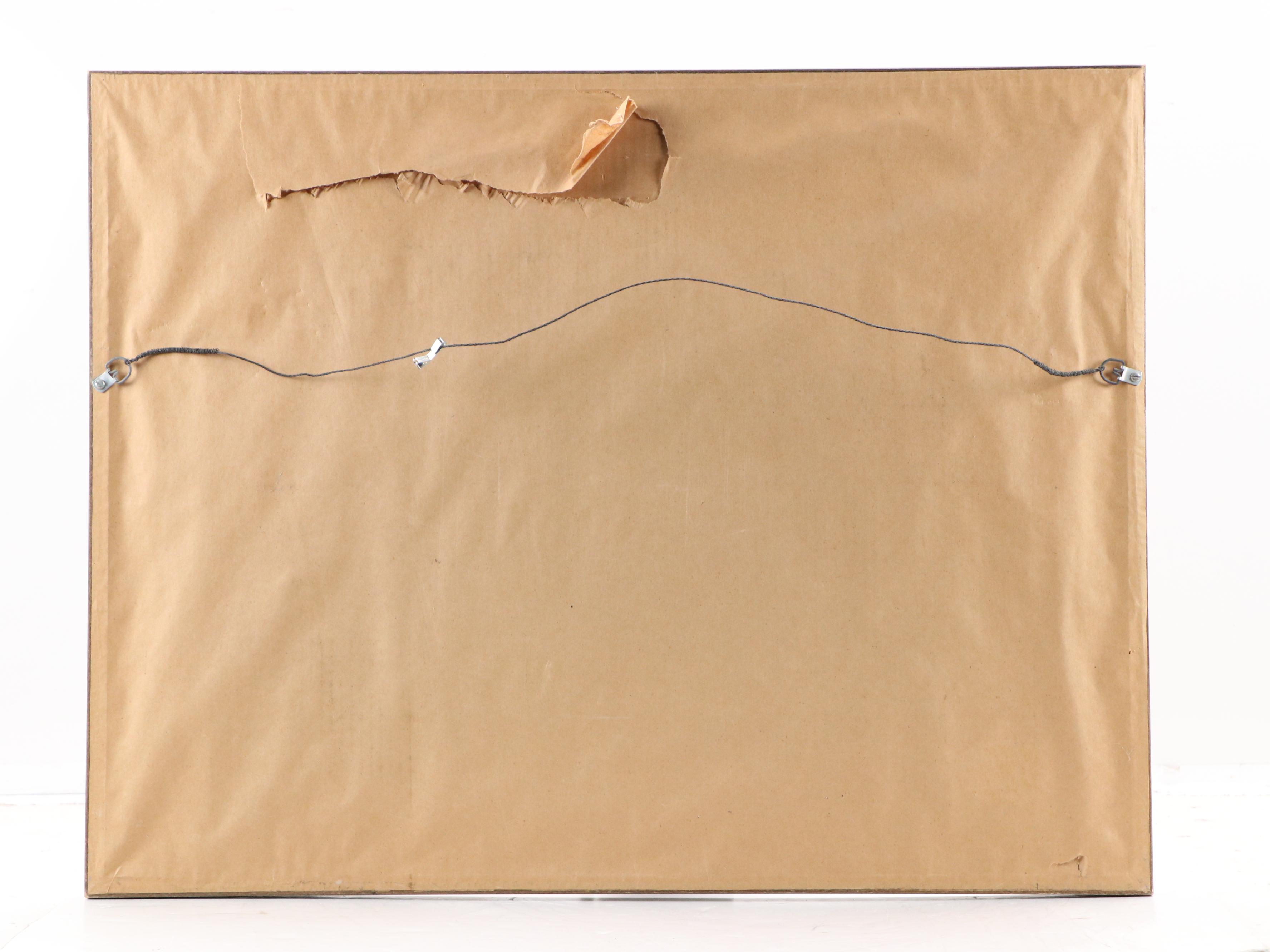 Robert Fabe Offset Lithograph "Launching the Dory," Mid-20th Century