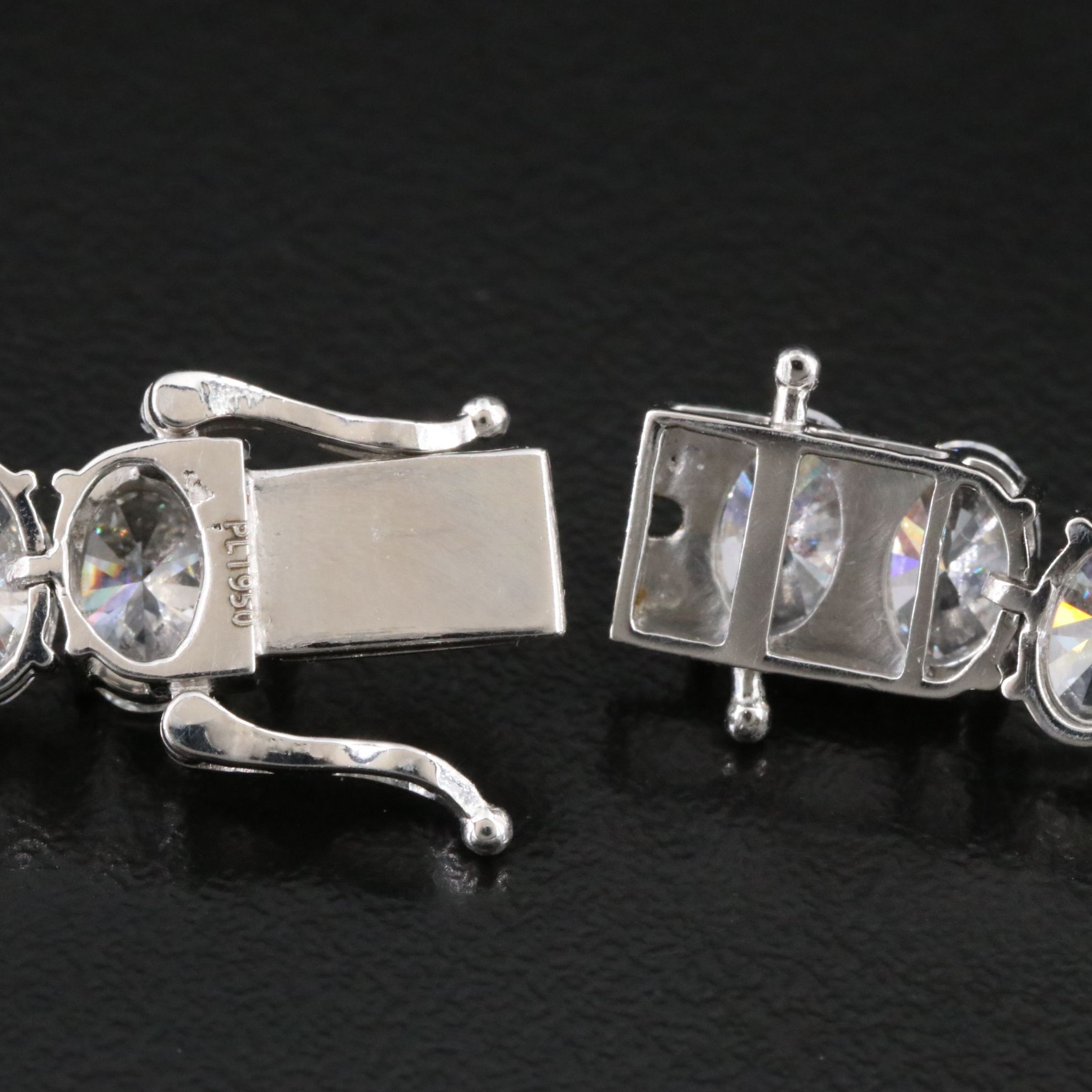Platinum 22.17 CTW Lab Grown Diamond Line Bracelet