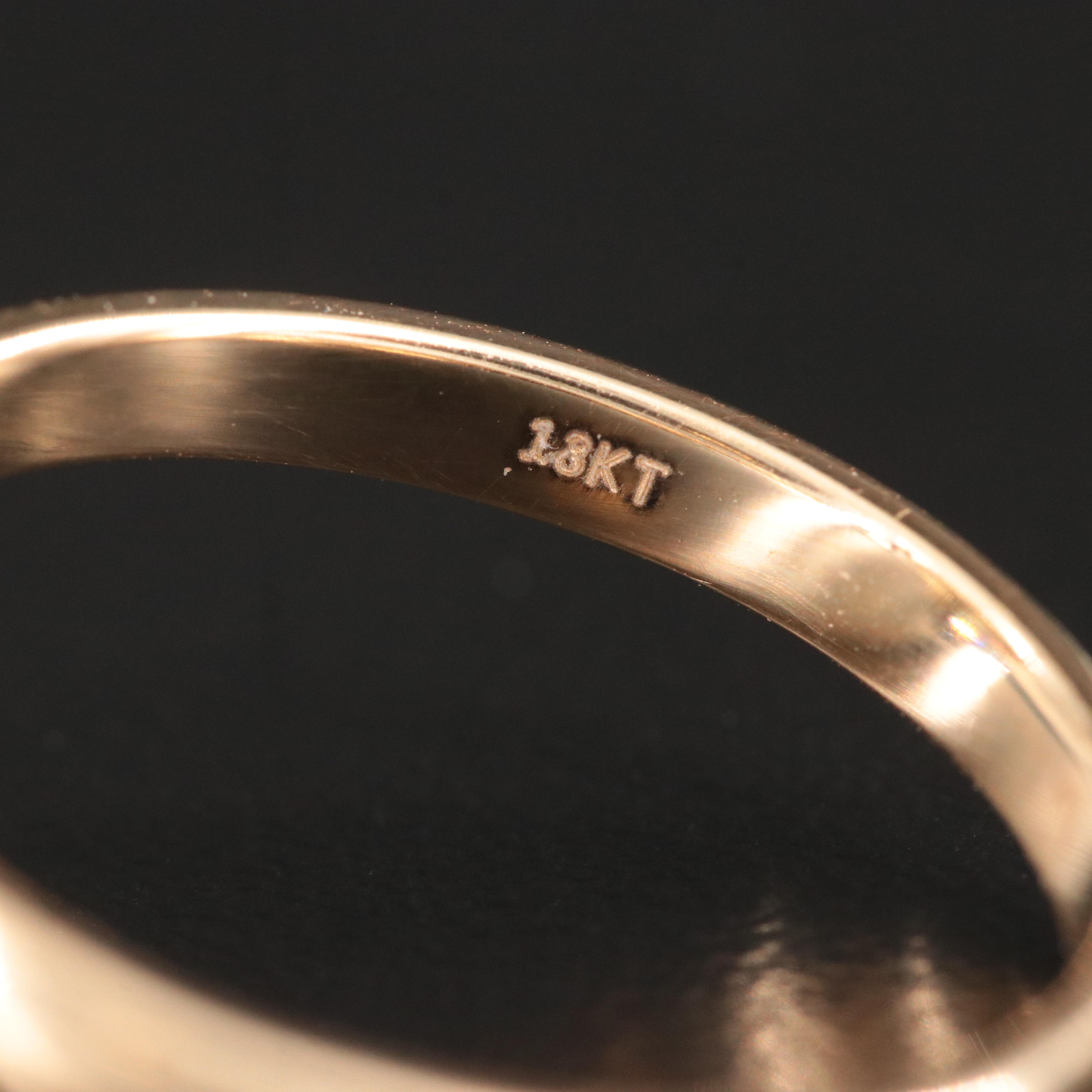 18K 5.06 CT Lab Grown Diamond Solitaire Ring with IGI Report