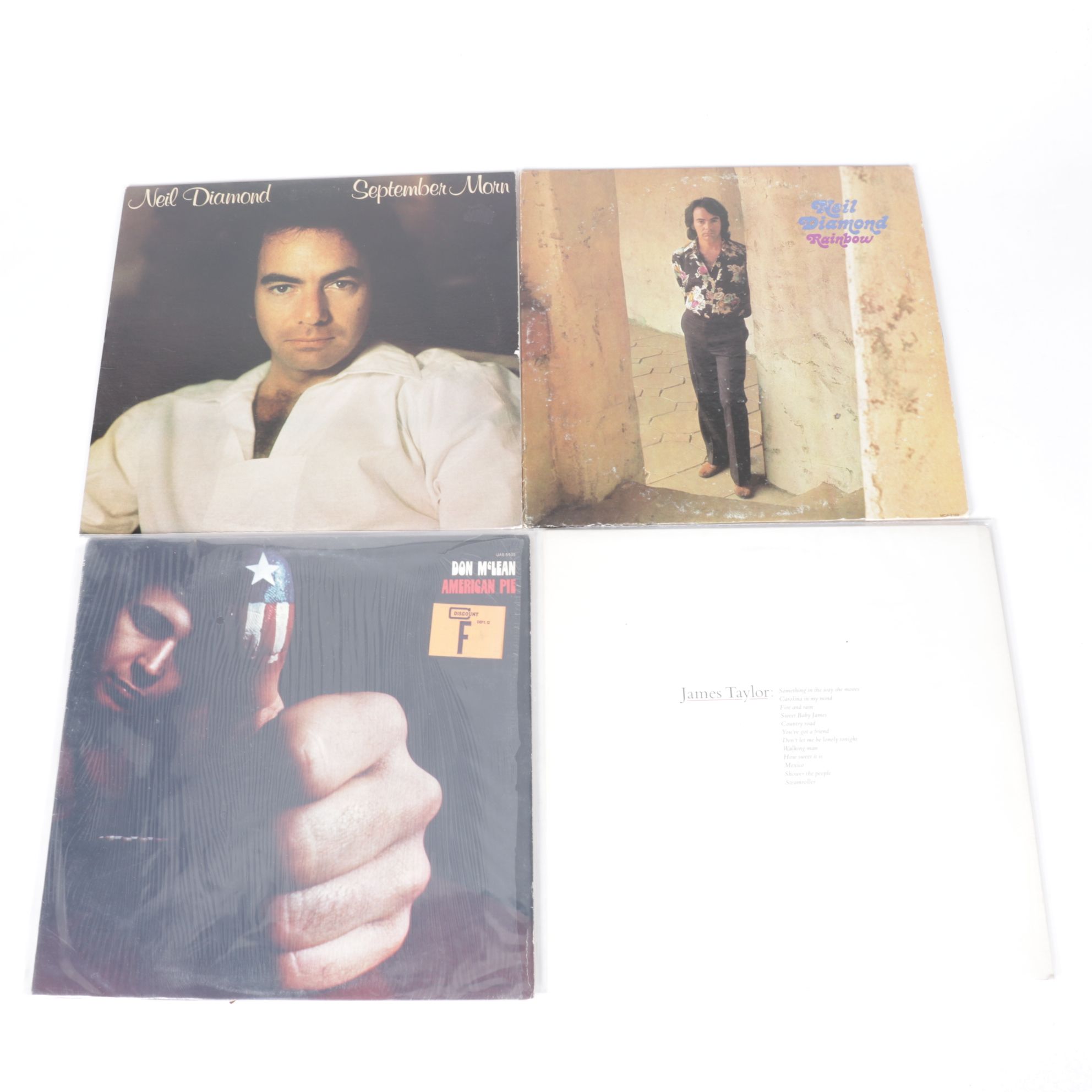 Jim Croce, Bruce Springsteen, Neil Diamond, Pete Seeger & More Vinyl Records