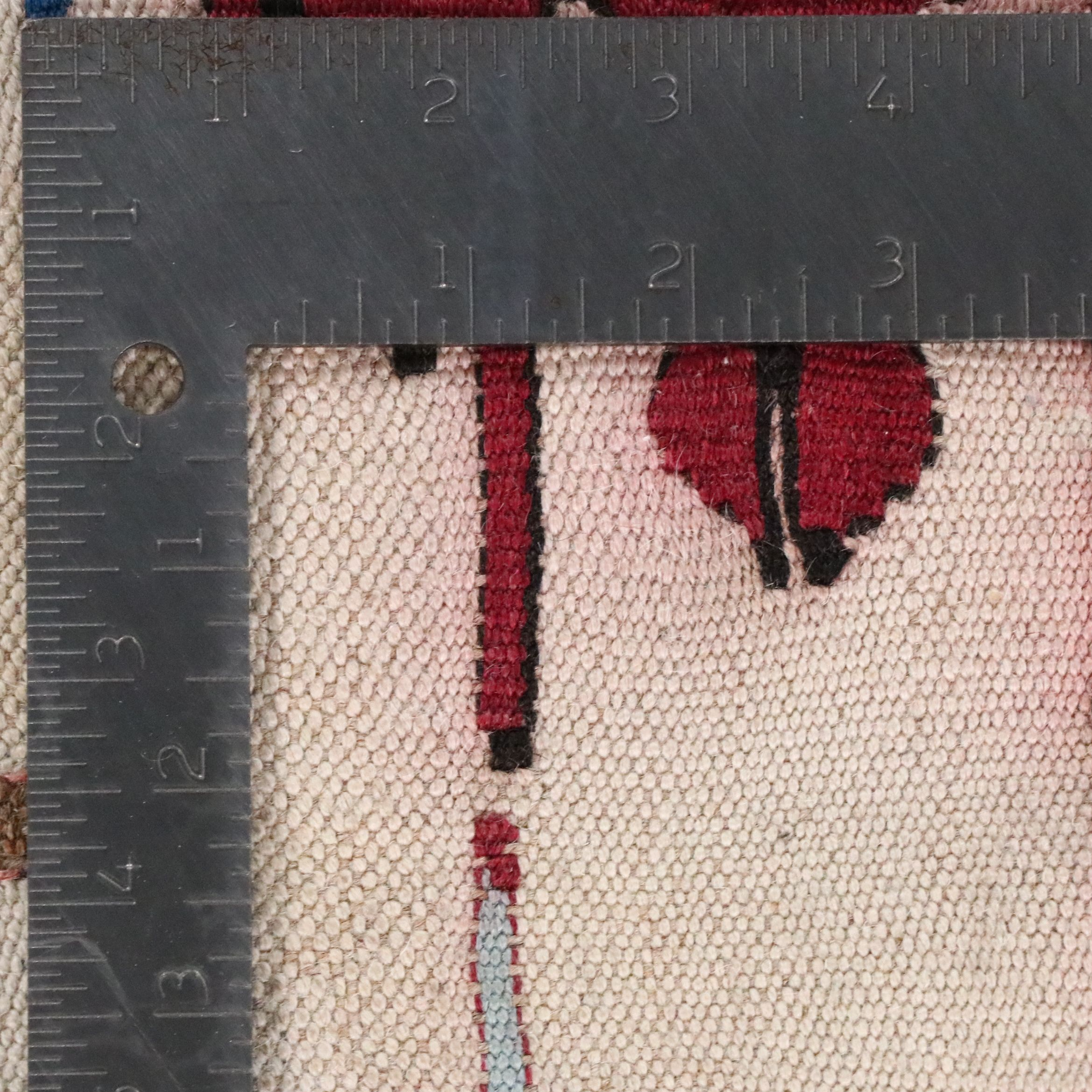 3'9 x 5'8 Handwoven Turkish Kilim Area Rug