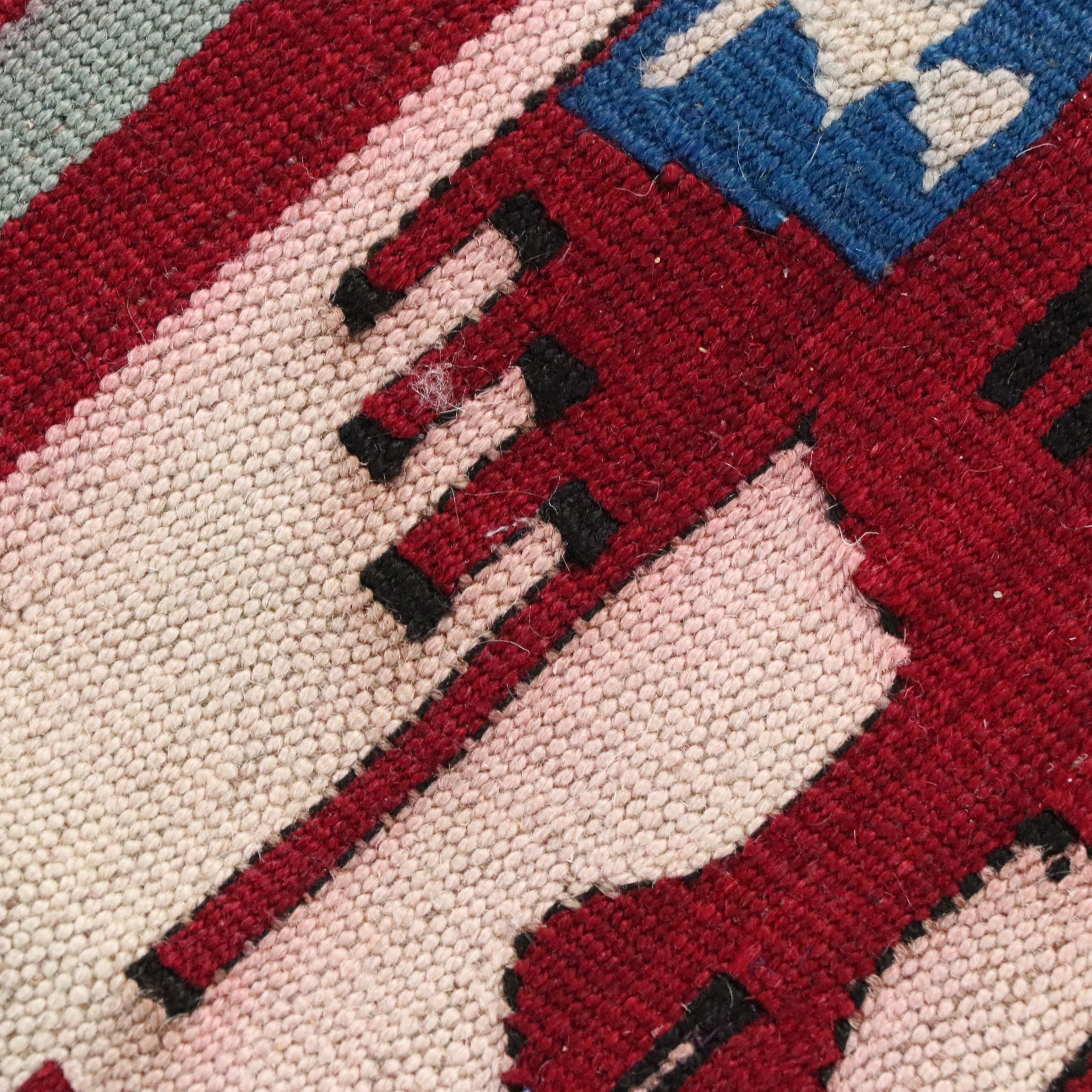 3'9 x 5'8 Handwoven Turkish Kilim Area Rug