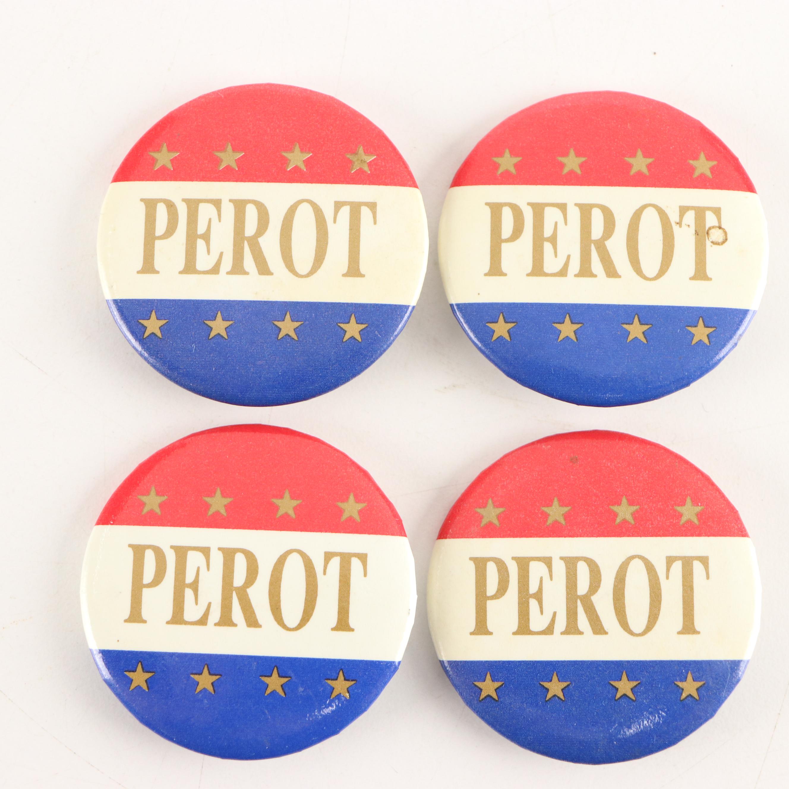 Obama & Biden, Bush & Quayle, Perot, Clinton & Gore, More Political Pinbacks