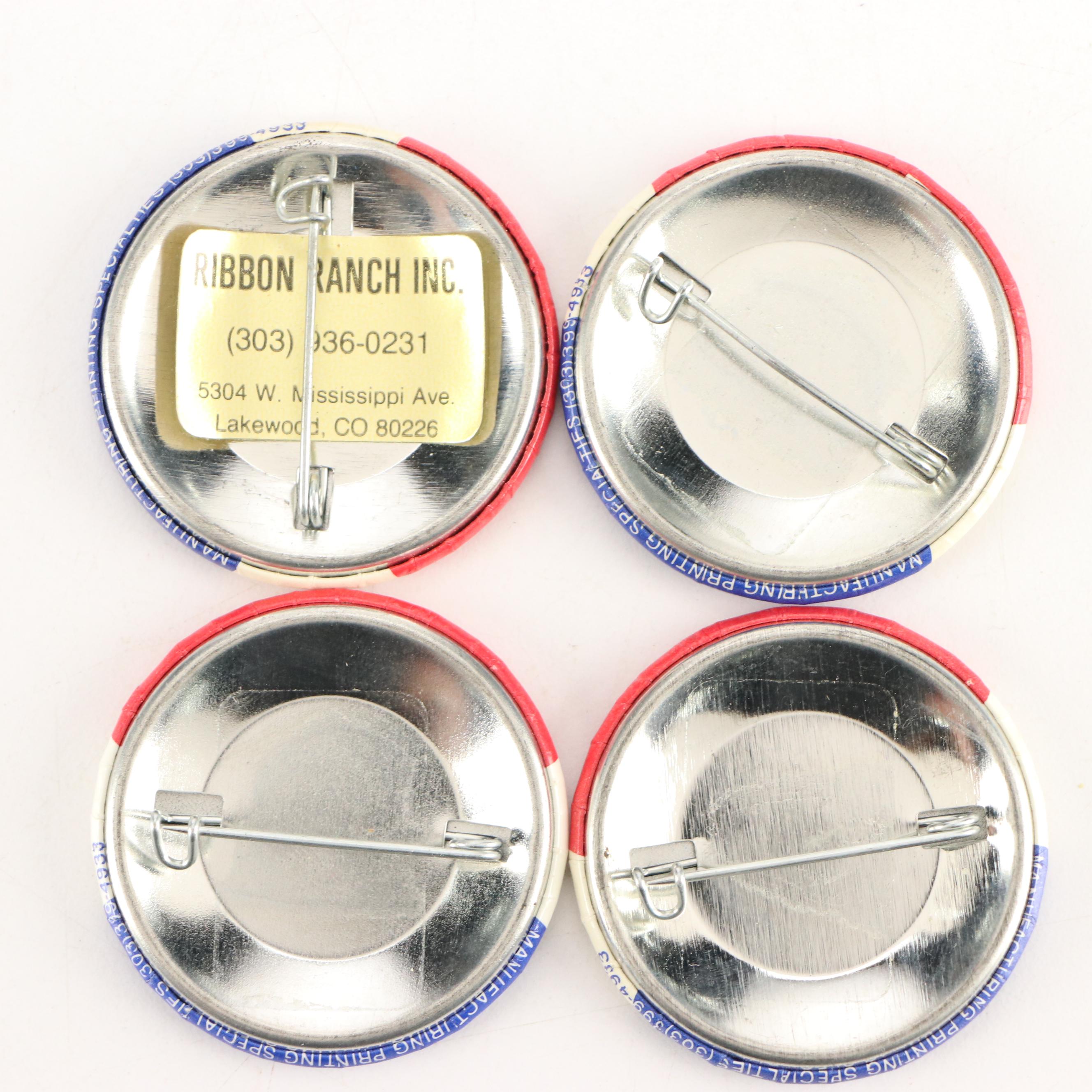 Obama & Biden, Bush & Quayle, Perot, Clinton & Gore, More Political Pinbacks