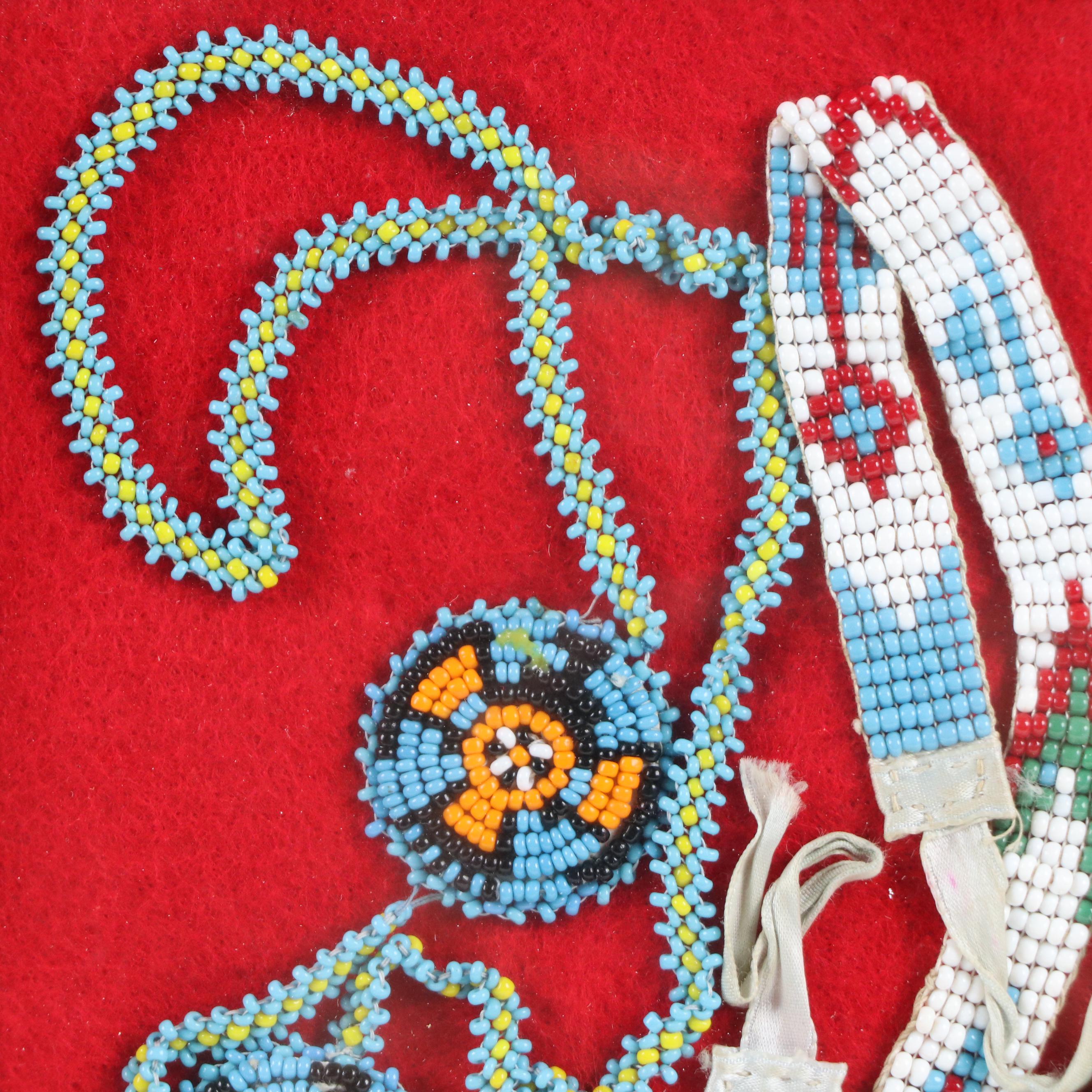 Native American Style Hand-Beaded Necklaces