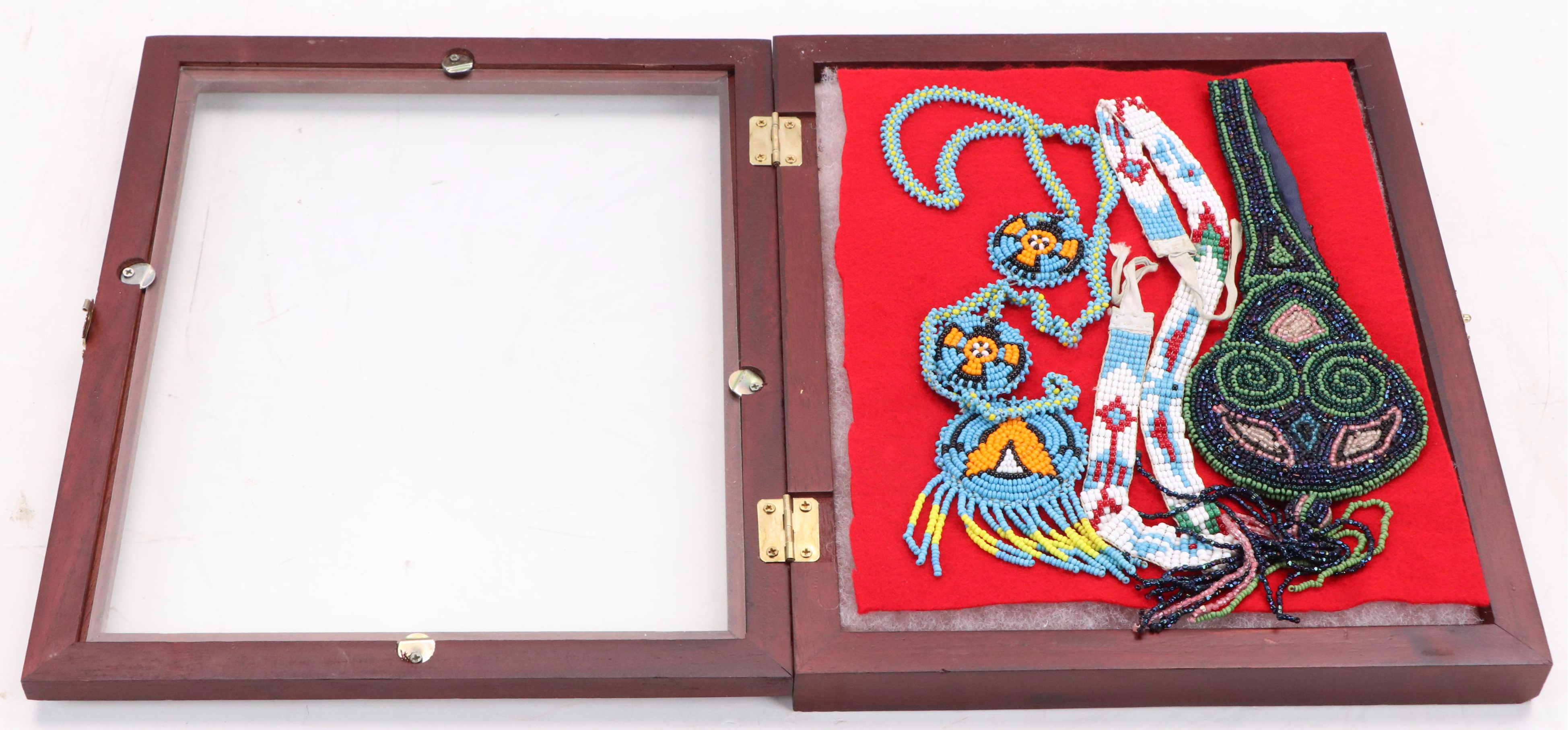 Native American Style Hand-Beaded Necklaces