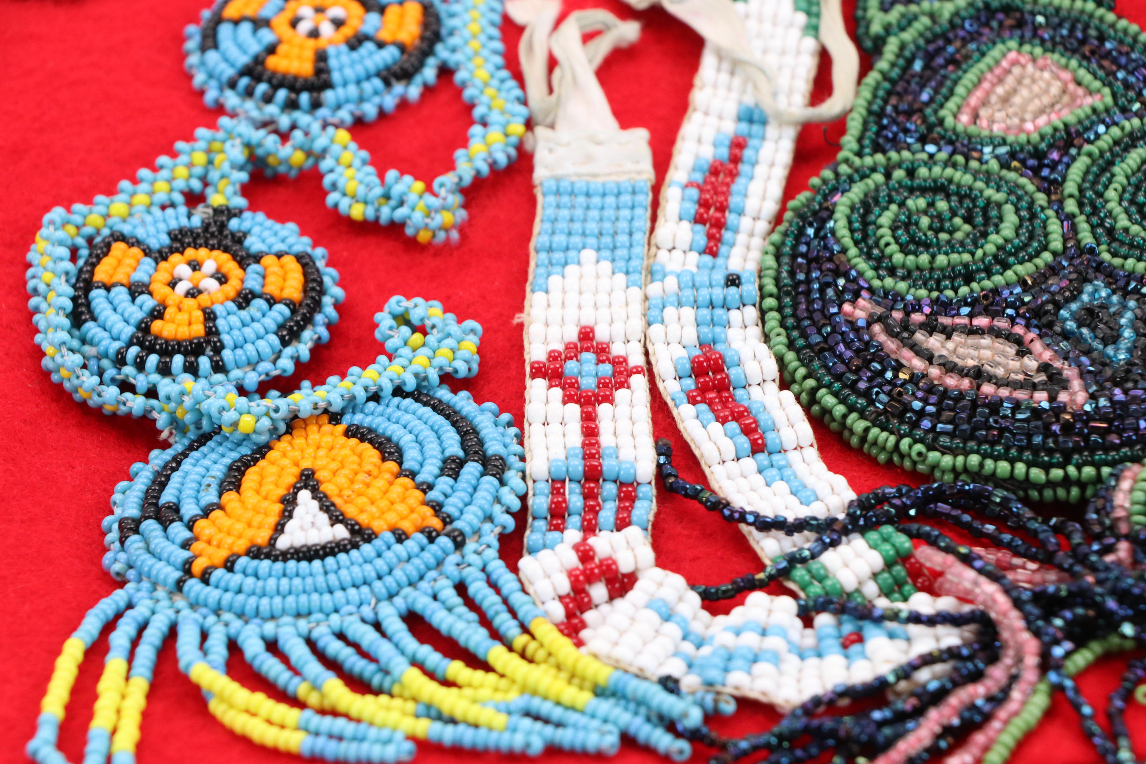 Native American Style Hand-Beaded Necklaces