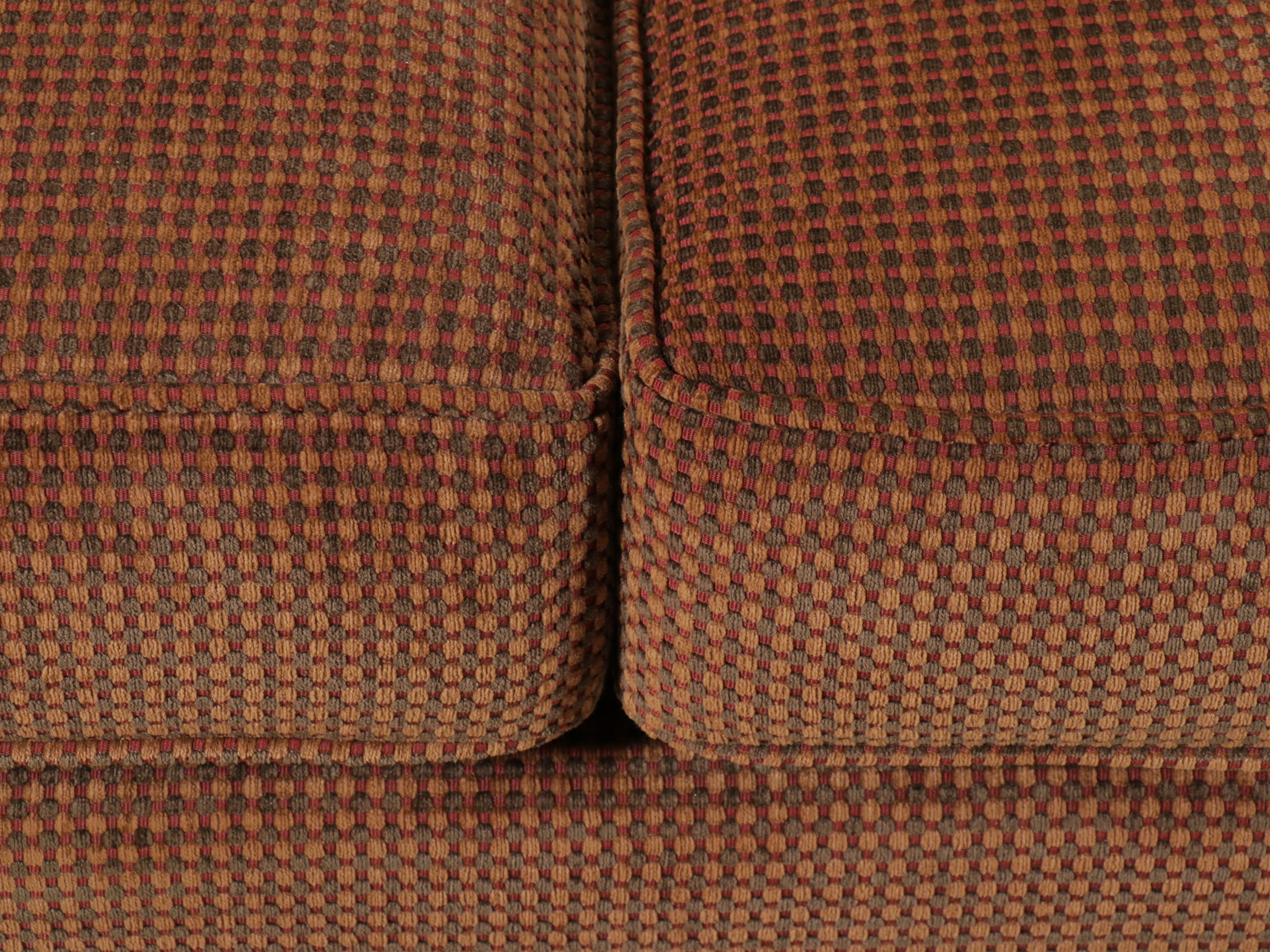 C. R. Laine Fabric Upholstered Roll Arm Loveseat