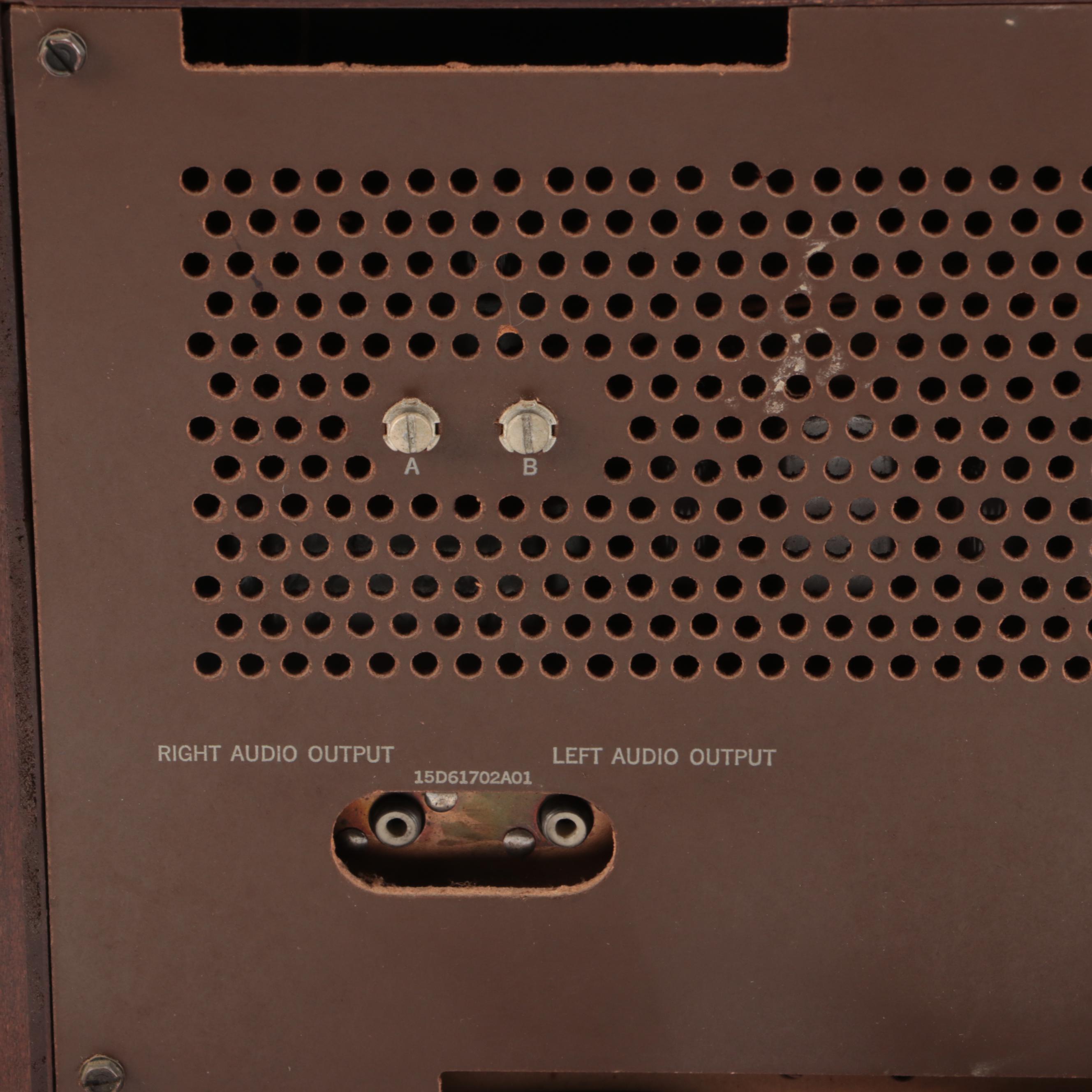 Vintage Motorola B-100W All Tube Radio with Speakers, 1960s