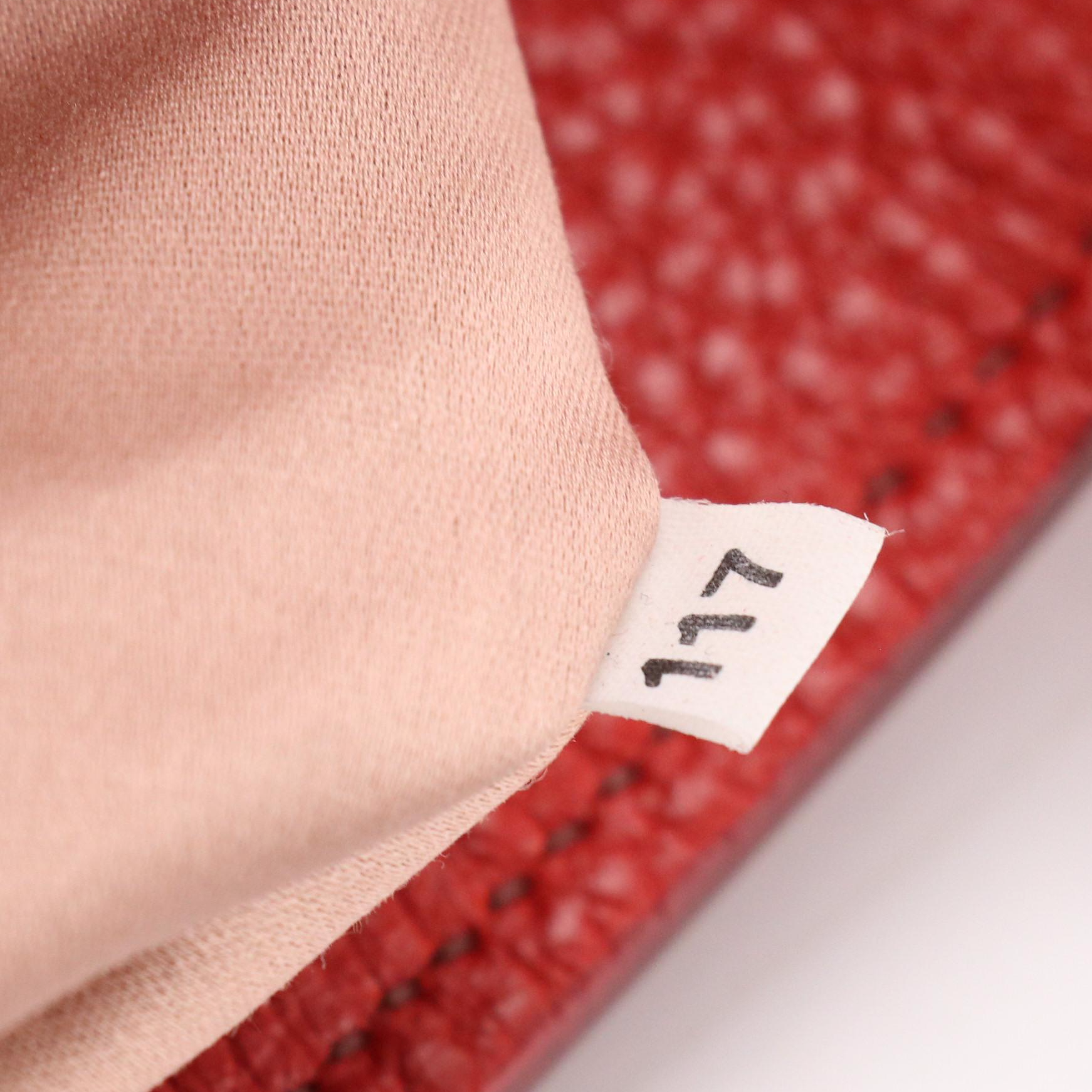 Miu Miu Rosso Vitello Caribu Leather Tote