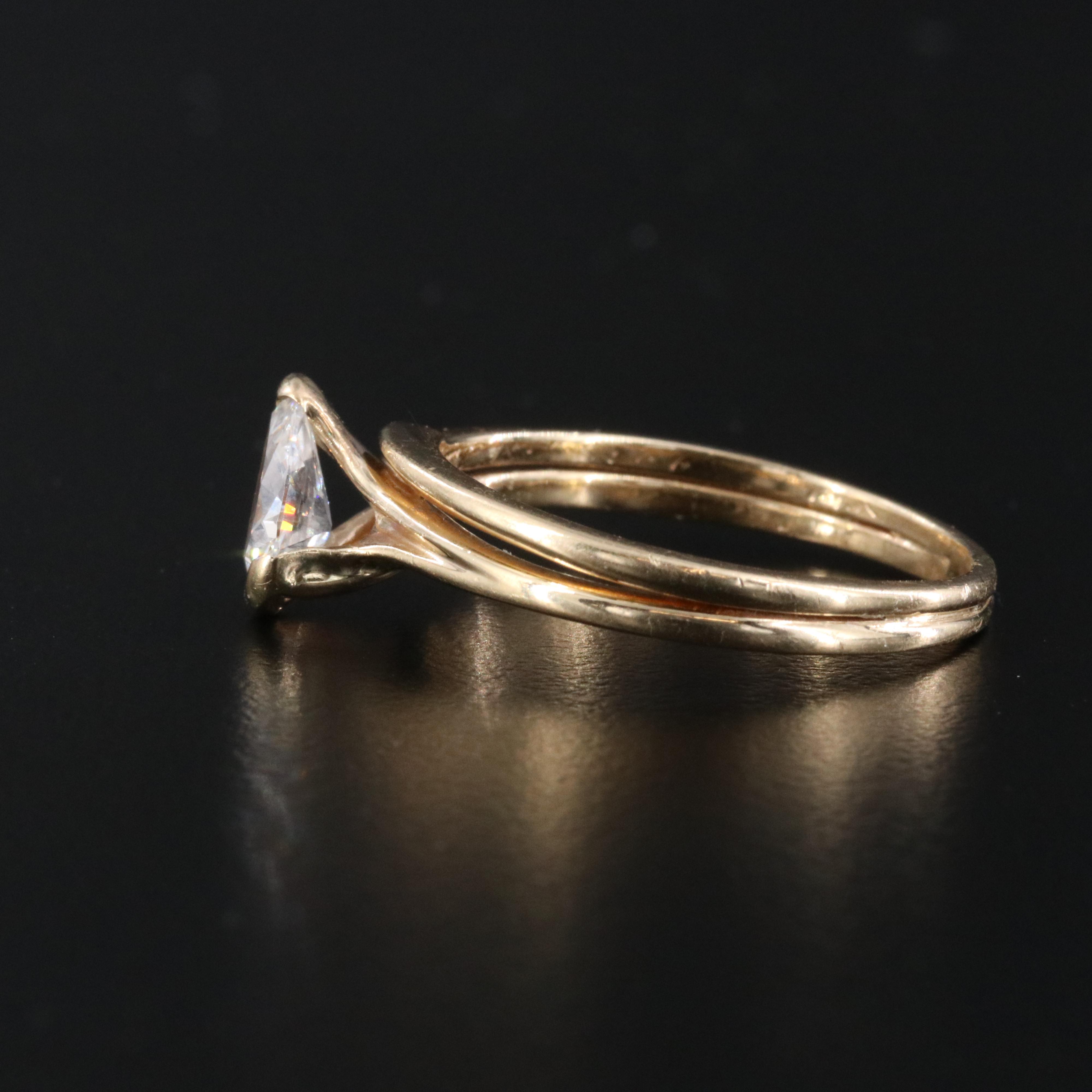 14K 0.75 CT Diamond Solitaire Ring