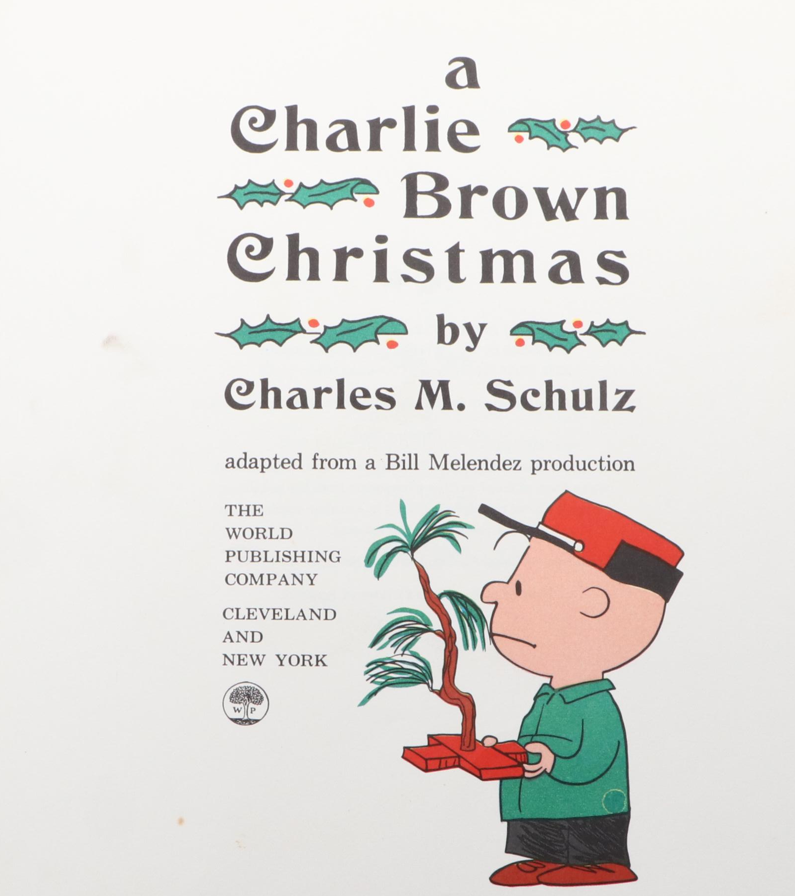 First Edition "A Charlie Brown Christmas" by Charles M. Schulz, 1965