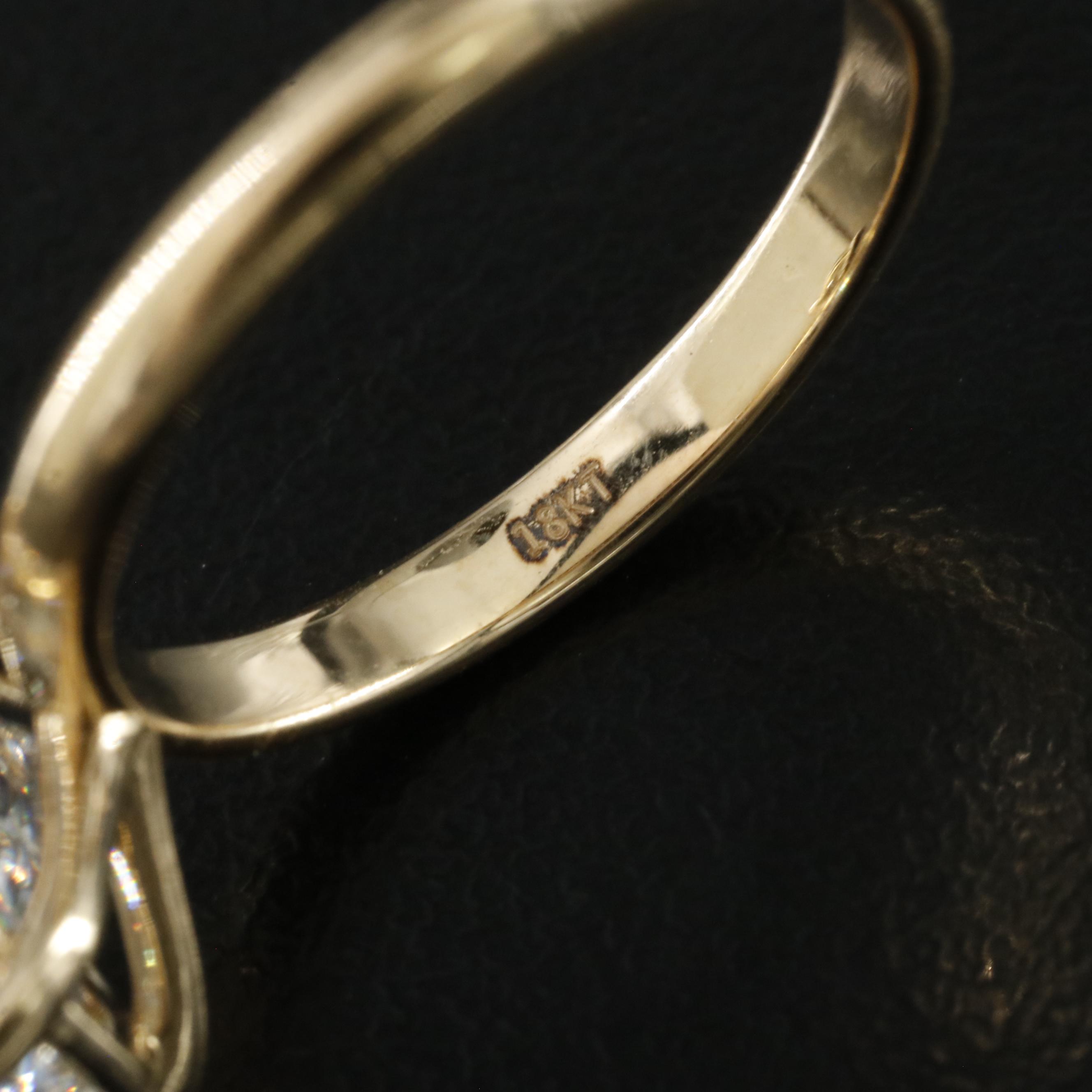 18K 4.80 CT Lab Grown Diamond Solitaire Ring with IGI Report