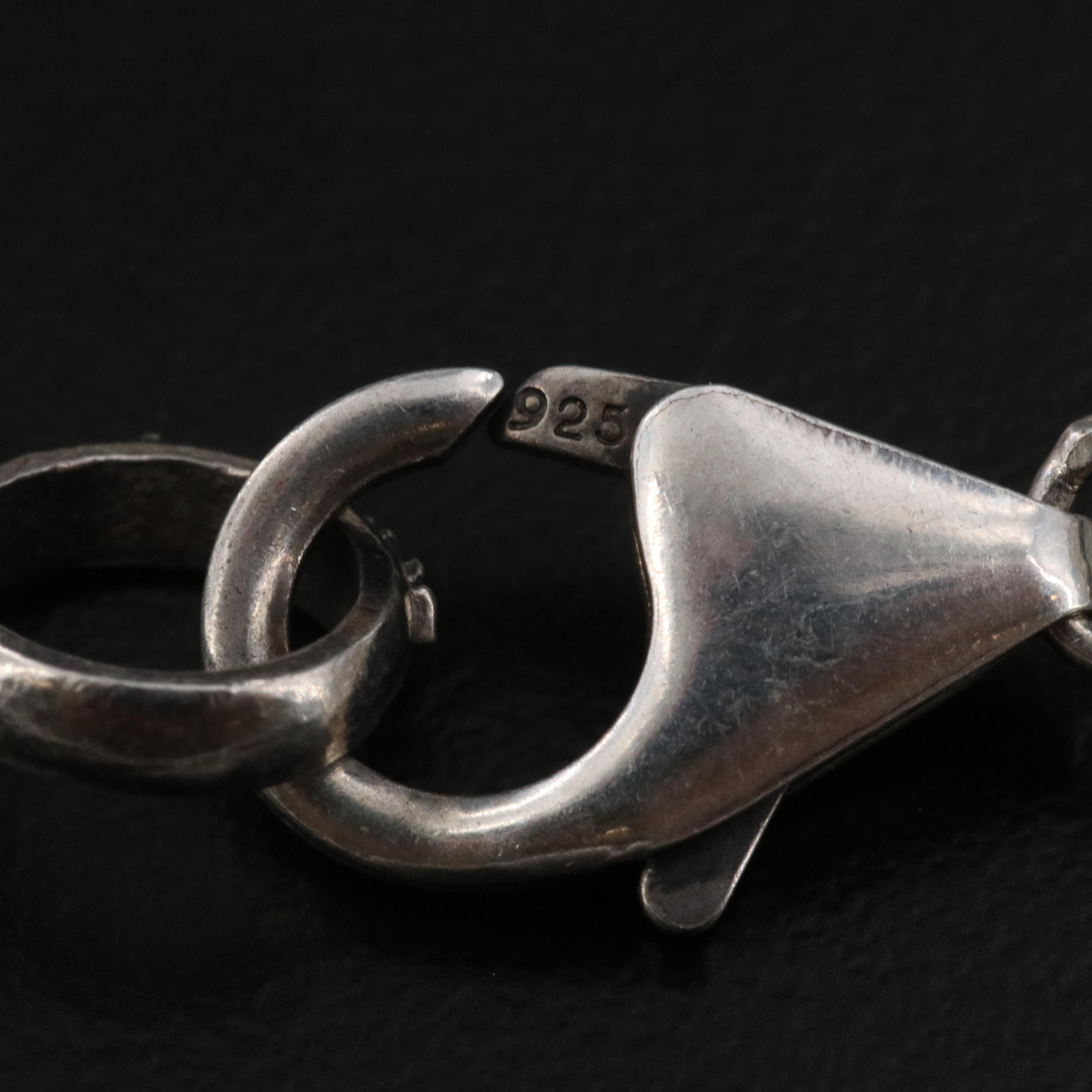 Sheryl Lowe Sterling Rainbow Moonstone and Diamond Accented Necklace