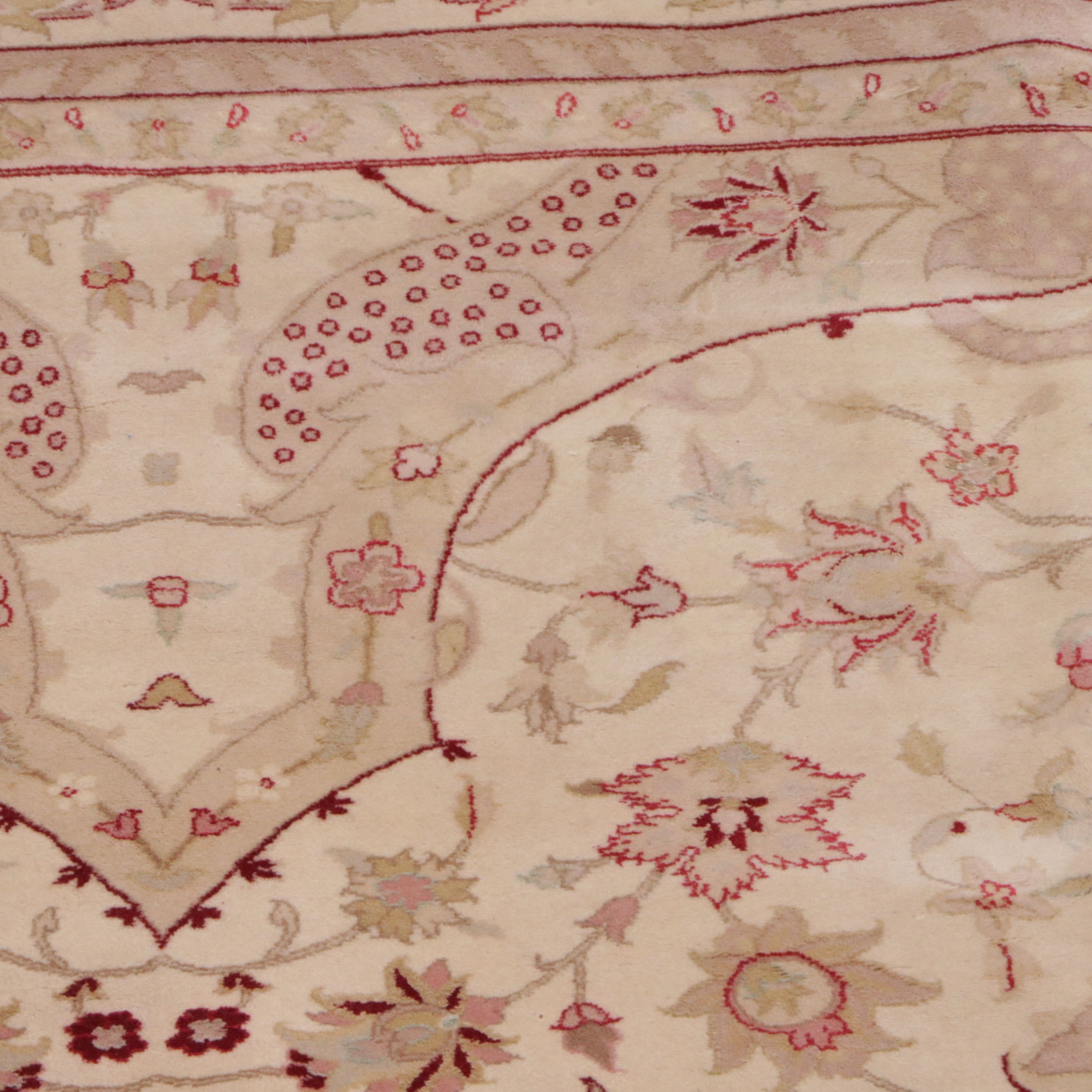 8'2 x 10'10 Hand-Knotted Pakistani Peshawar Area Rug