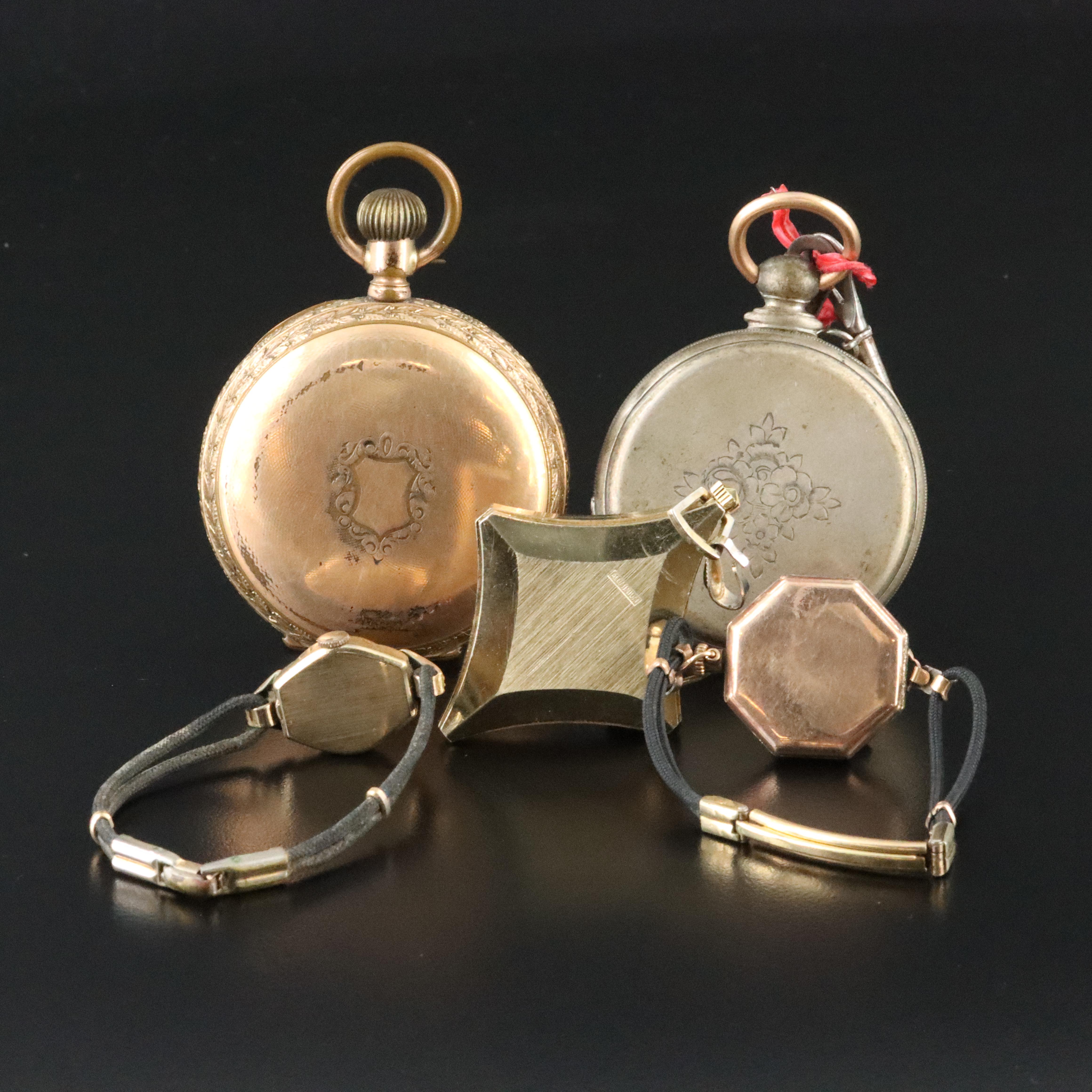 Collection of Vintage Pocket, Pendant and Wrist Watches