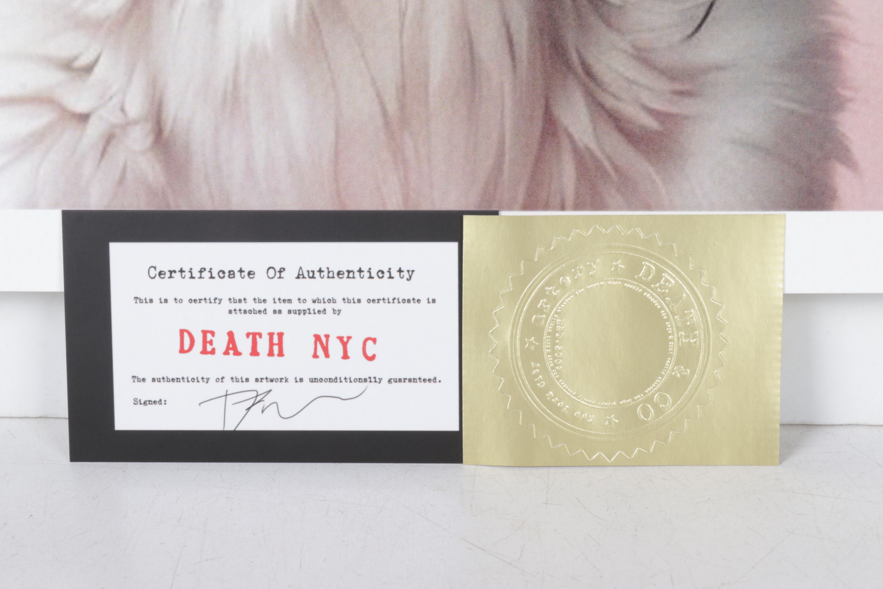 Death NYC Graphic Digital Print Featuring Chanel x White Kitten, 2024
