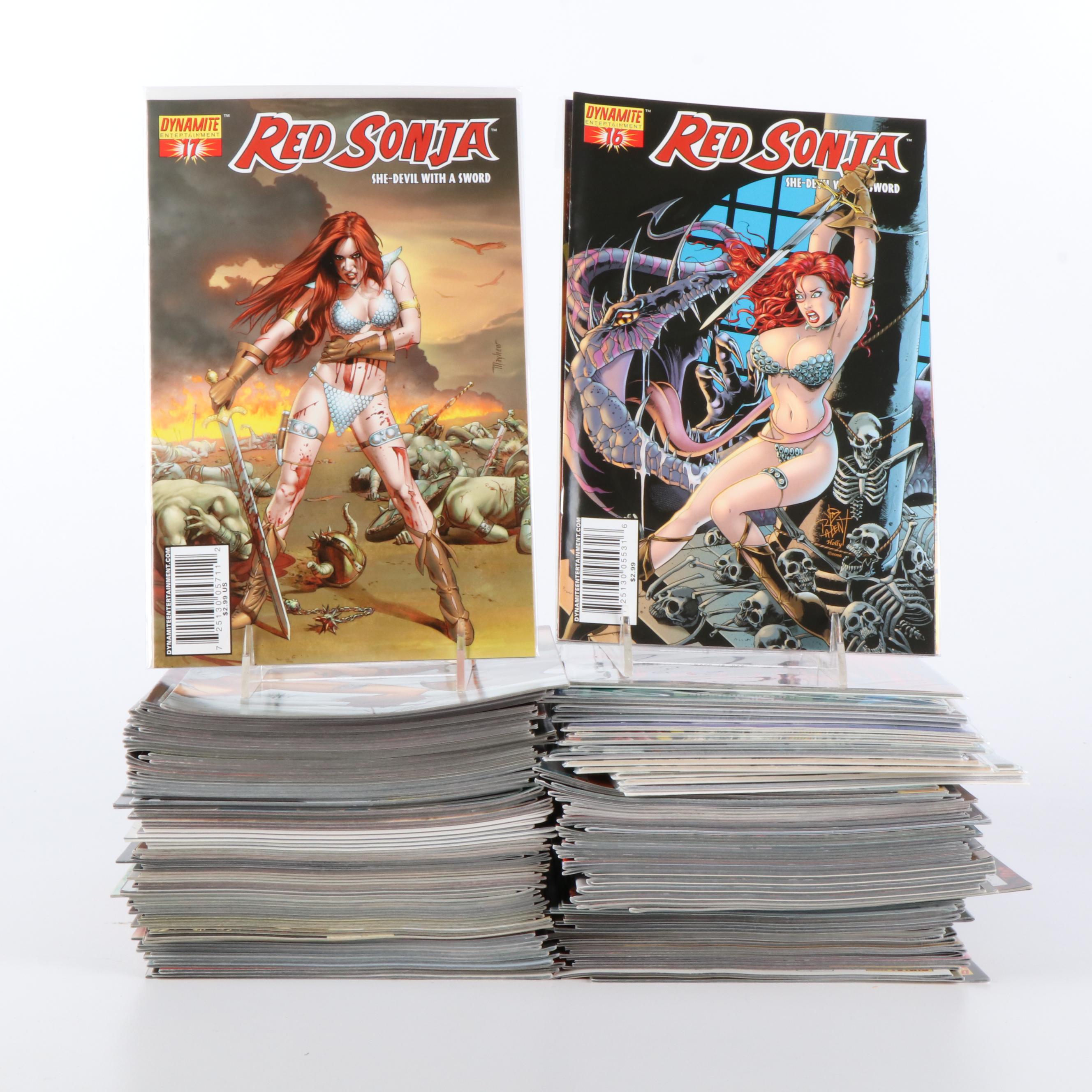 150+ Modern Age "Red Sonja" Comic Books and Other Titles