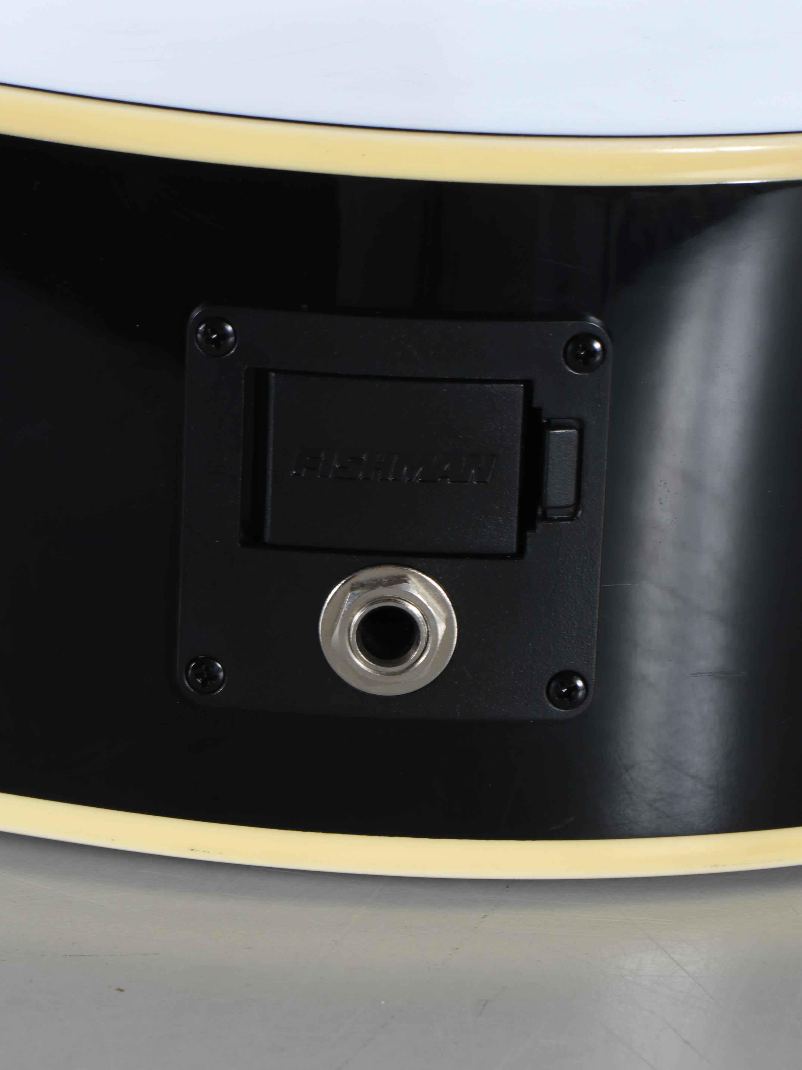 Fender Black Acoustic Electric Guitar with Tolex Case