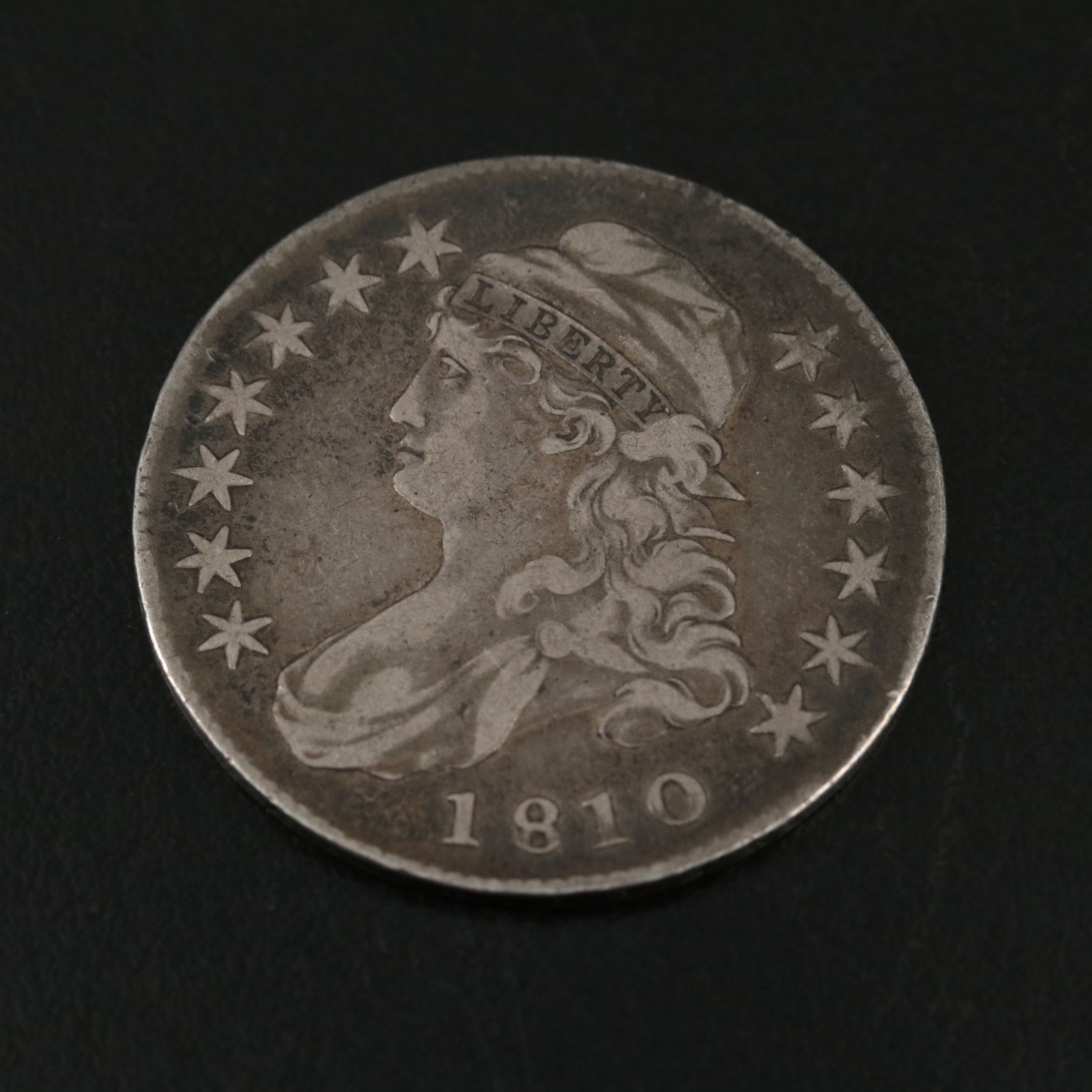 1810 Capped Bust Silver Half Dollar