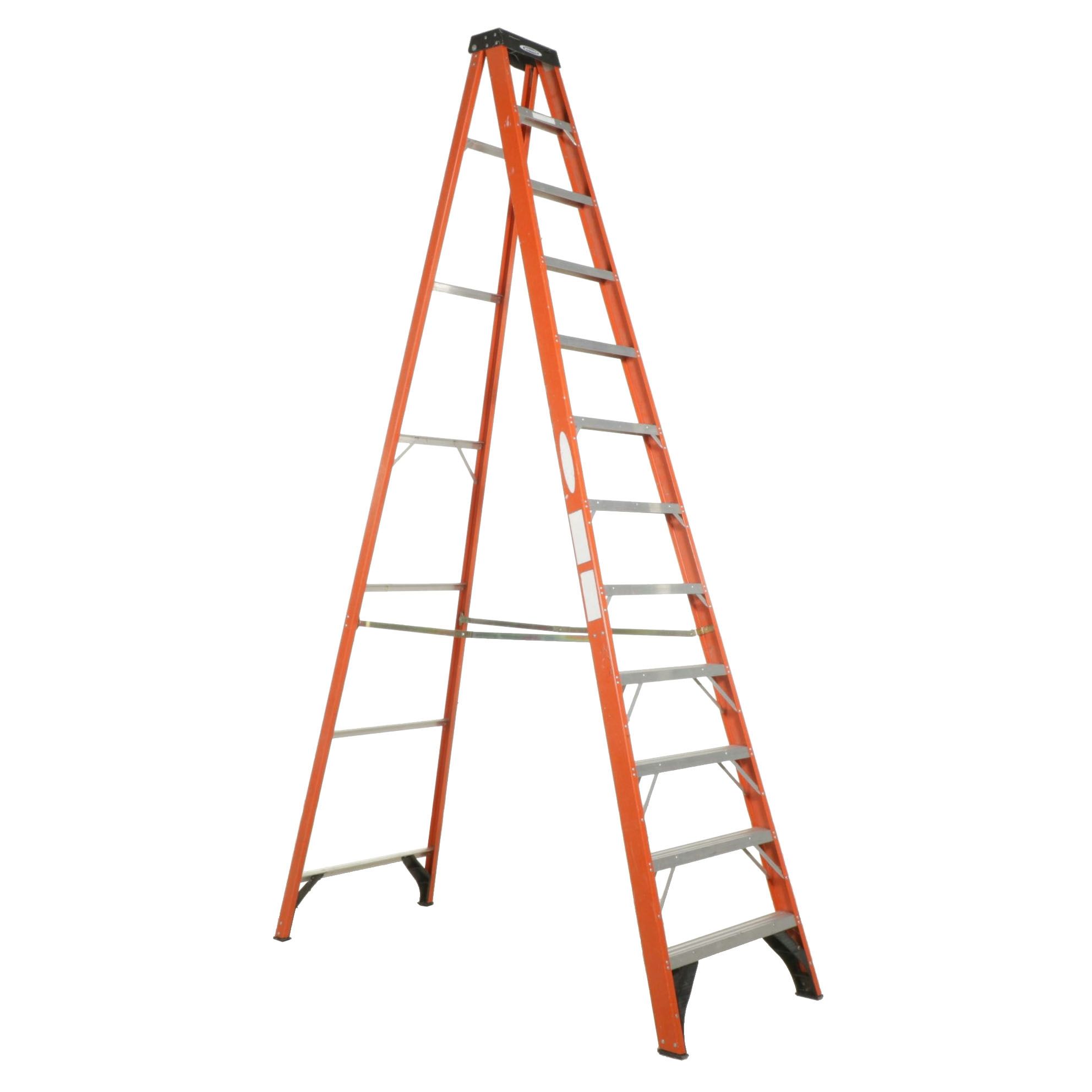 Werner Fiberglass Twelve-Foot Step Ladder