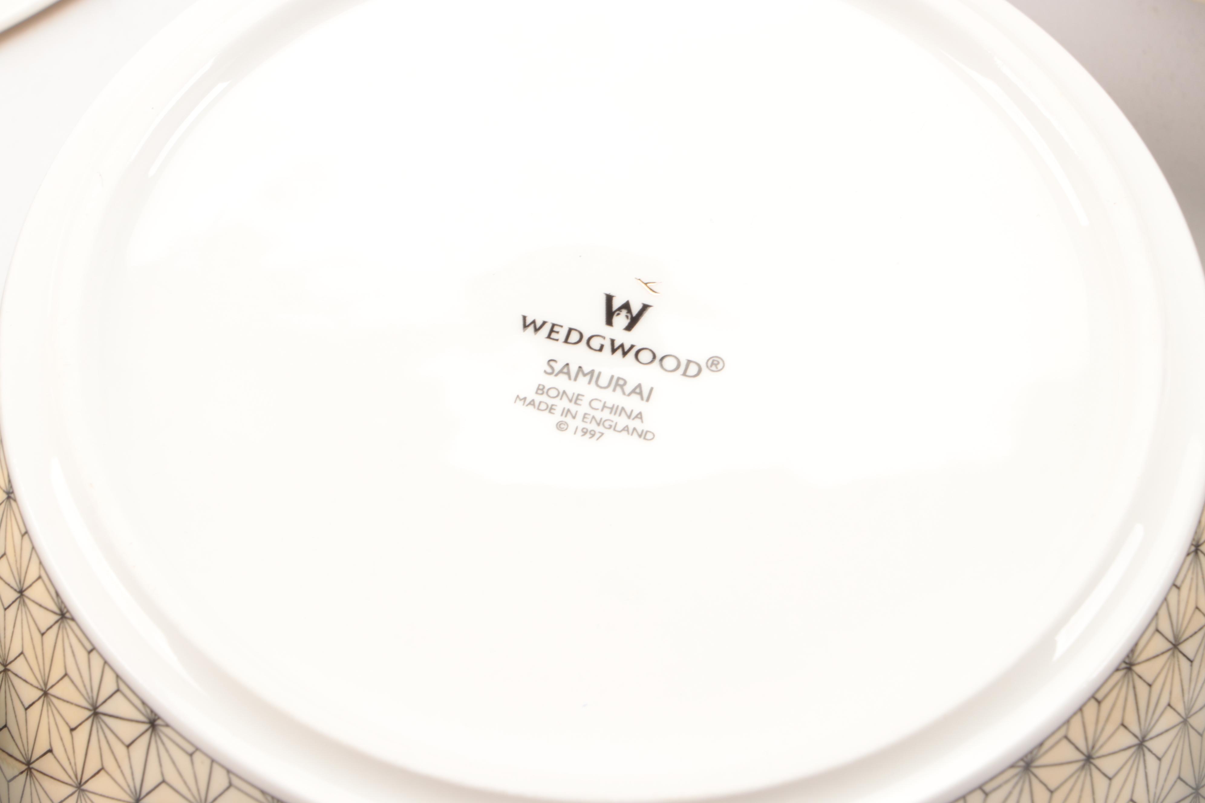 Wedgwood "Samurai" Bone China Dinnerware and Serving Pieces