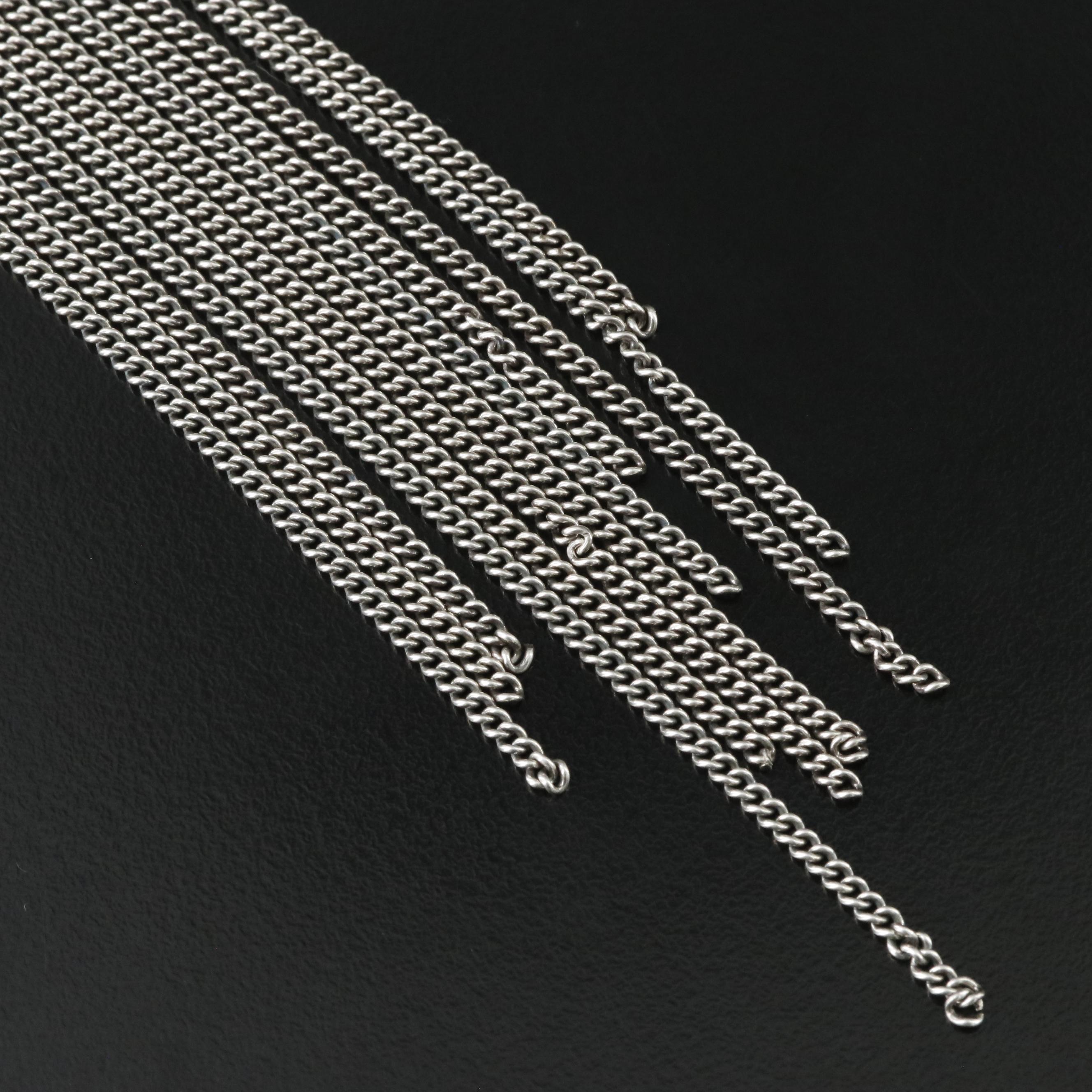 Sheryl Lowe Diamond Sterling Tassel Pendant