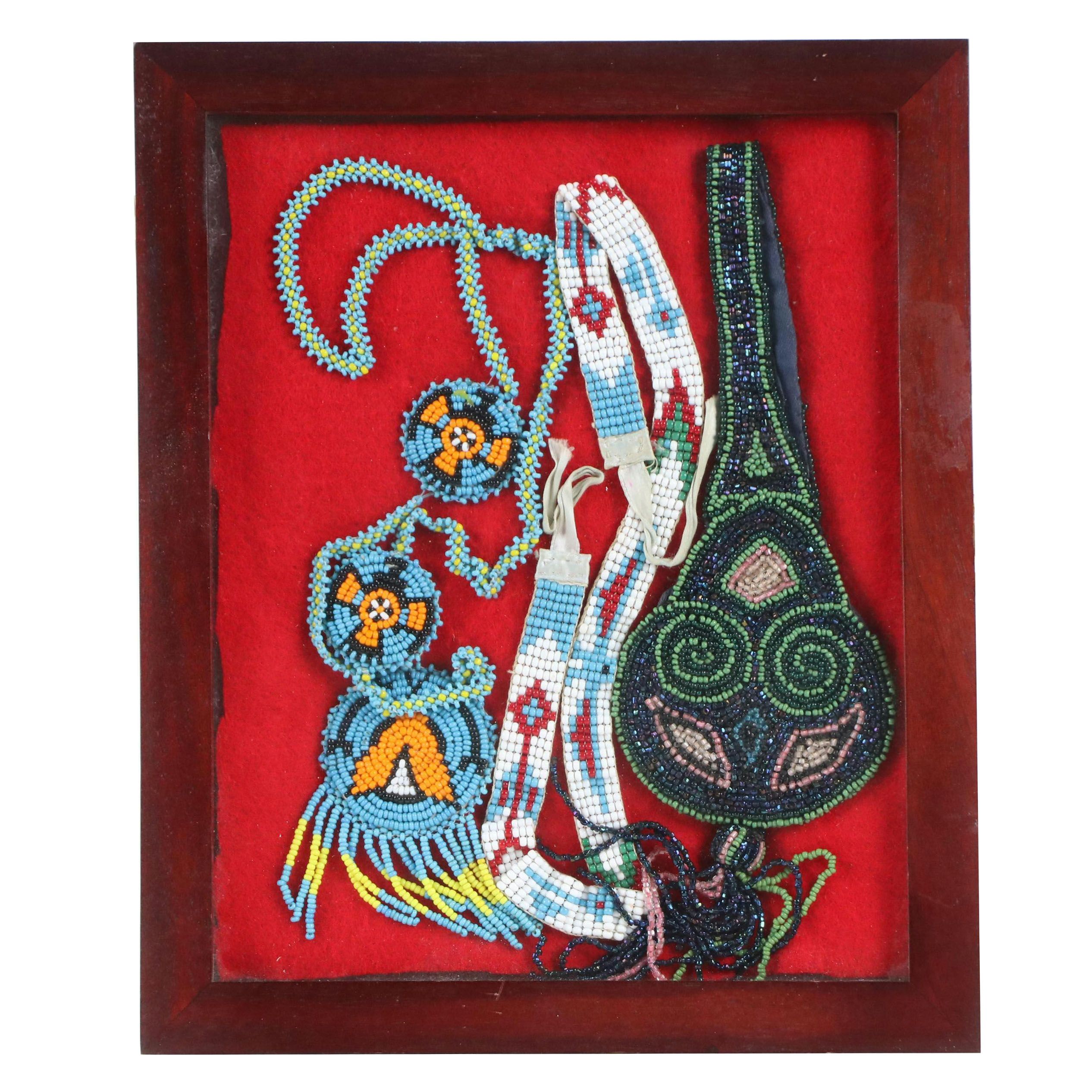 Native American Style Hand-Beaded Necklaces