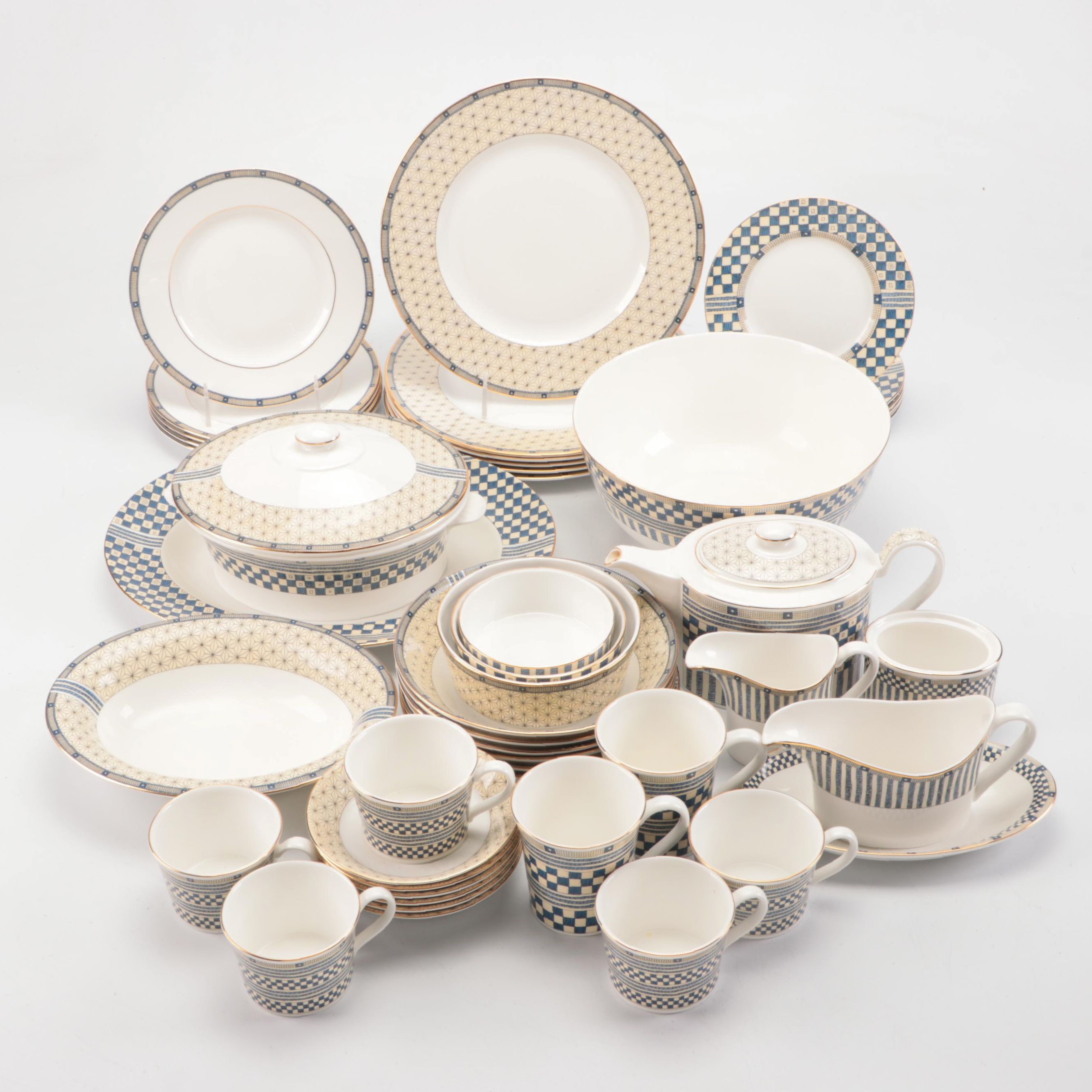 Wedgwood "Samurai" Bone China Dinnerware and Serving Pieces