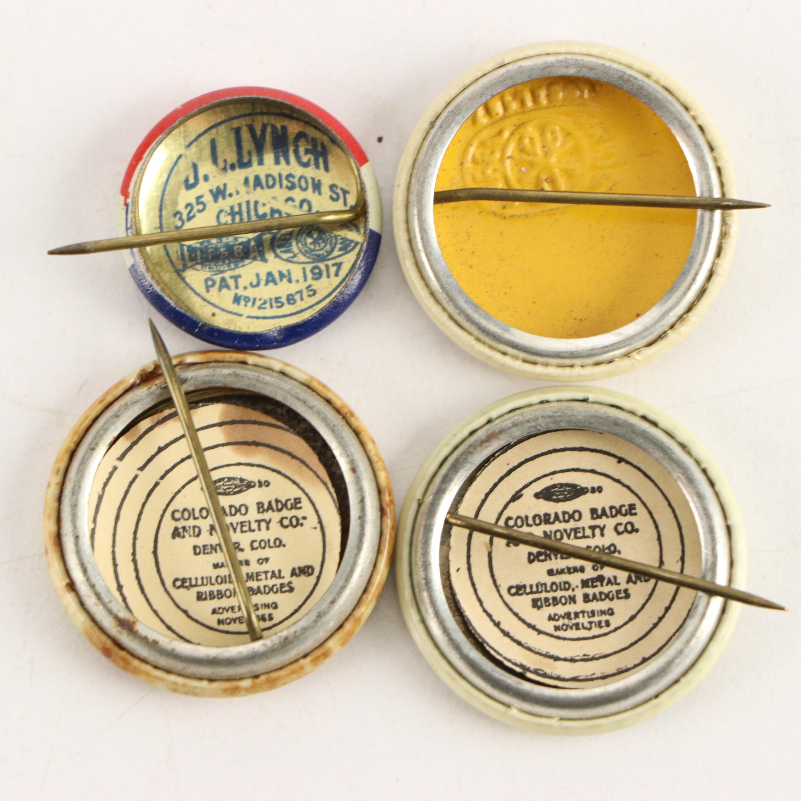 Colorado Political Pinbacks, Mid to Late 20th Century